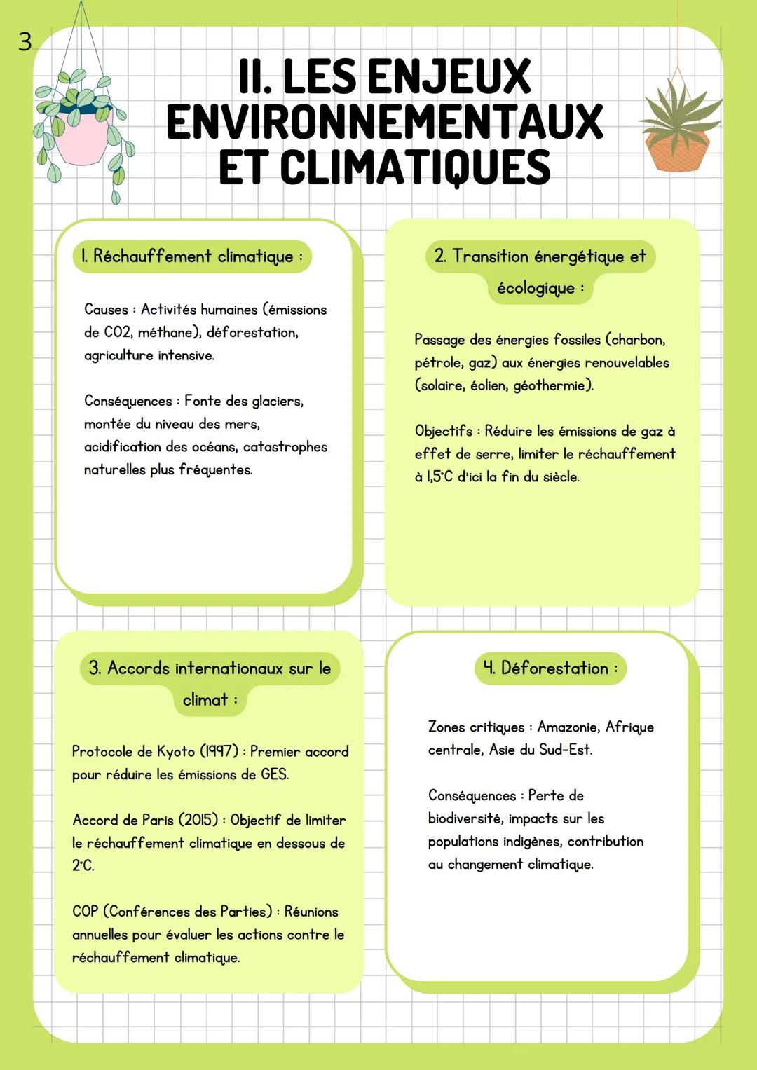 1
ENJEUX
PLANETAIRES
CONTEMPORAIN
S: GEOSCIENCES
ET DYNAMIQUE
DES PAYSAGES 2
I. MONDIALISATION ET
ENJEUX PLANETAIRES
I. Définition de la mon