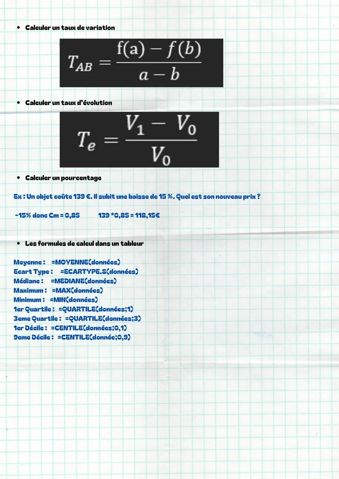 Fonctions Affines et Analyses de données
chiffrées
⚫ Déterminer l'équation d'une droite à partir d'un graphique
Une fonction affine est défi