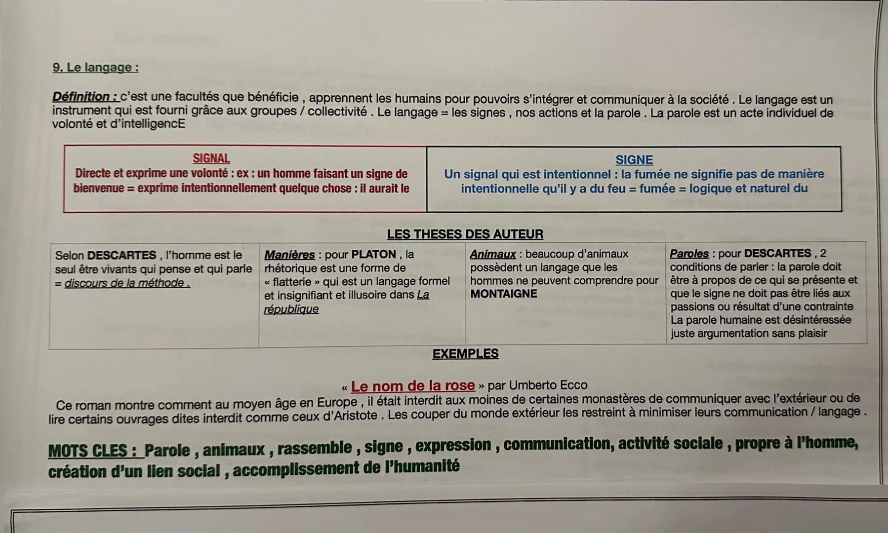 17. Le temps:
Définition : il est à la fois subjectif selon son propre vécu et vision de la vie et objectif car il nous permet de se repérer