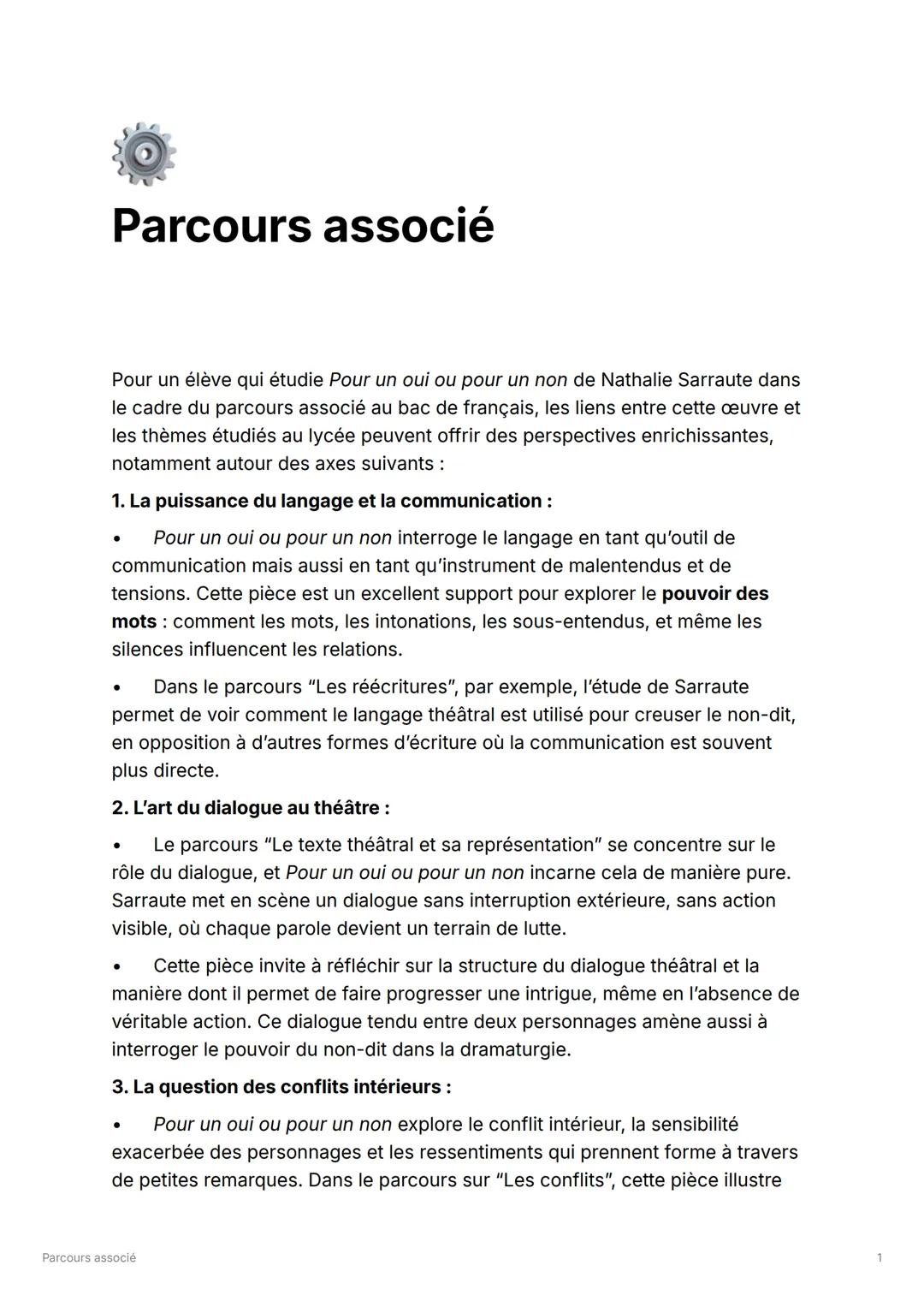 Pour un oui ou pour un non