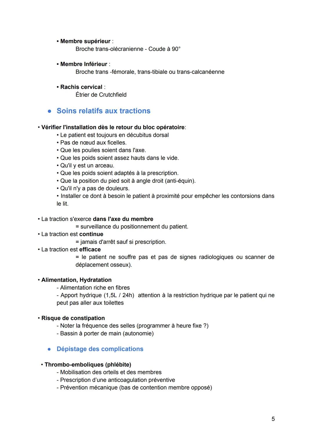 # Processus traumatiques de l'appareil locomoteur :
Traitement - Immobilisation
* Prise en charge initiale
* Contrôler la douleur