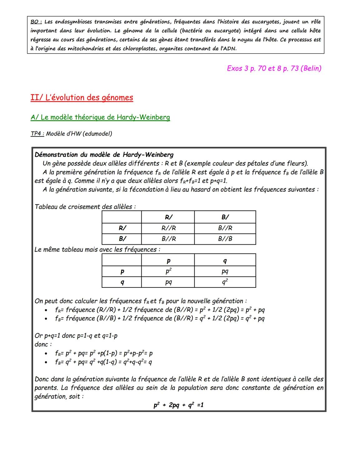 THEME 1-LA TERRE, LA VIE ET L'ORGANISATION DU VIVANT
Génétique et évolution
Spécialité SVT term
CHAPITRE 2 - LA DIVERSIFICATION DU VIVANT
Le