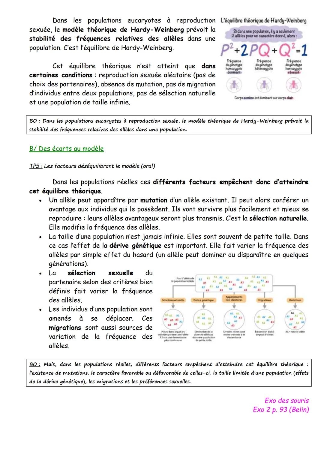 THEME 1-LA TERRE, LA VIE ET L'ORGANISATION DU VIVANT
Génétique et évolution
Spécialité SVT term
CHAPITRE 2 - LA DIVERSIFICATION DU VIVANT
Le