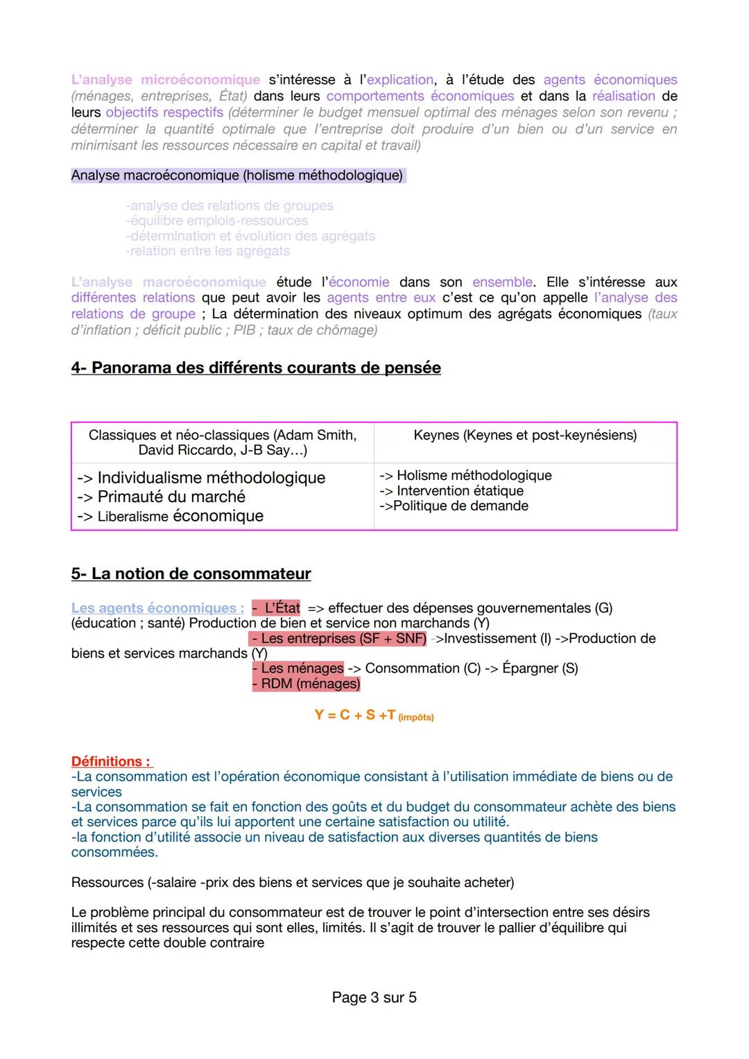 Économie
CHAPITRE 1: Qu'est-ce que la science économique ? Concept
de base et outils
1-Qu'est-ce que la science économie ?
Est-ce que l'écon