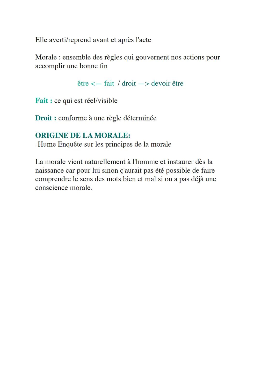 # La conscience morale
## Philosophie
- la conscience morale, c'est notre petit doigt dans notre tête qui
nous interdit de faire des chose