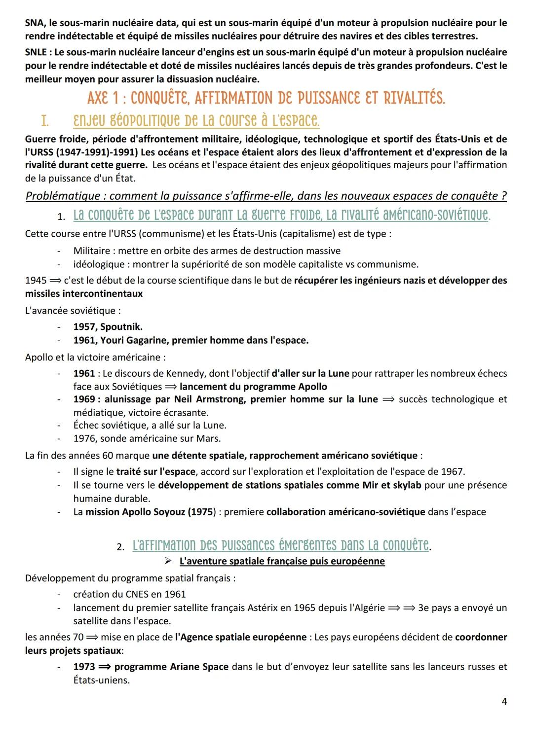 THEME 1: DE NOUVEAUX ESPACES DE CONQUETES
INTRODUCTION: OCEAN ET ESPACES, QUELS SPÉCIFICITÉS ?
Être une puissance implique la maîtrise des t
