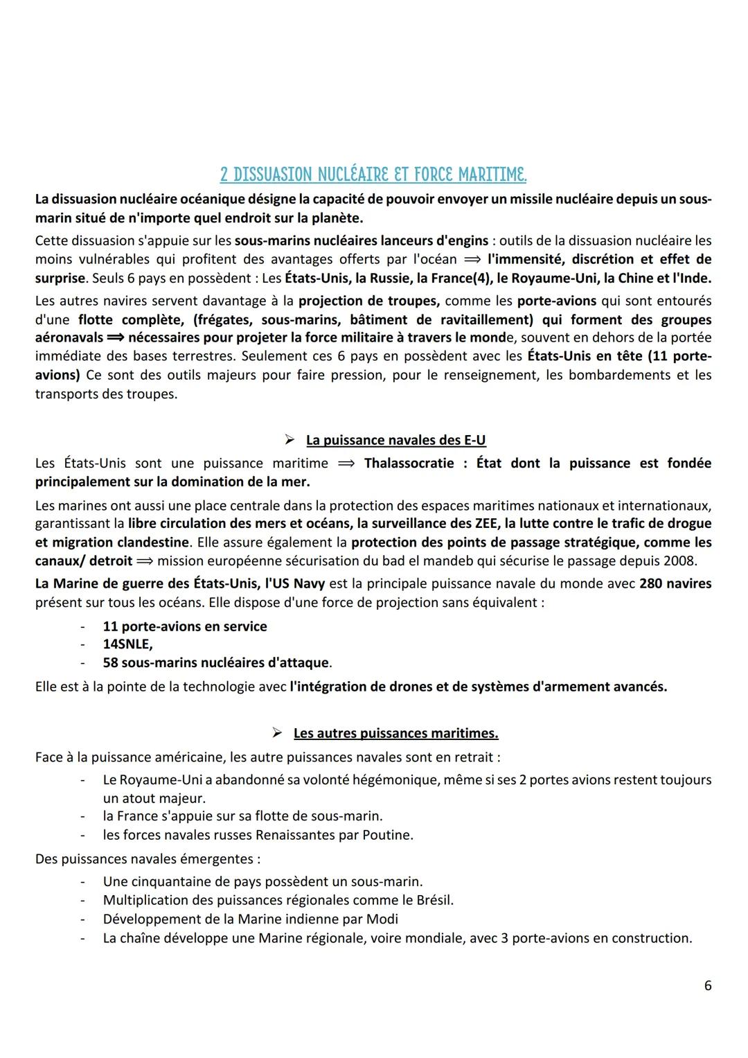 THEME 1: DE NOUVEAUX ESPACES DE CONQUETES
INTRODUCTION: OCEAN ET ESPACES, QUELS SPÉCIFICITÉS ?
Être une puissance implique la maîtrise des t