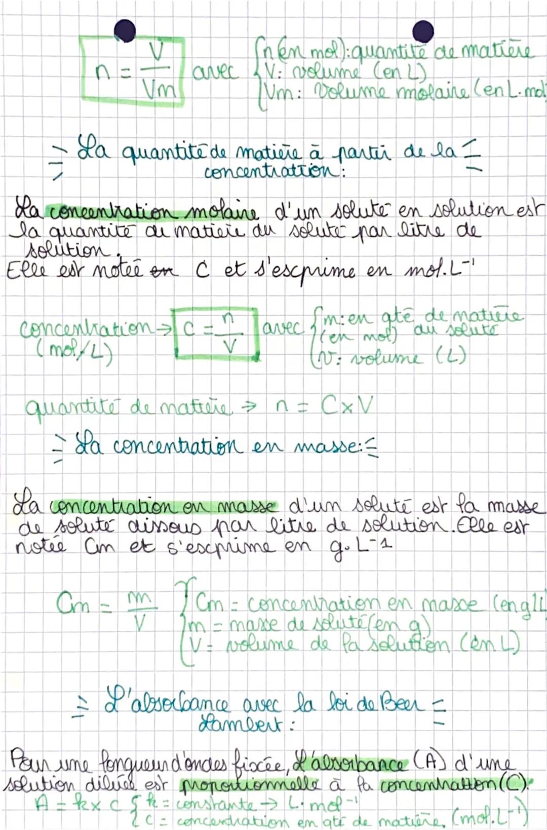 Chimic
La masse molaine moléculaire
=
la
La masse molaire, est fa masse d'une mole d'atomes,
d'ions a de molecules. Elle s'exprime en g.mol-