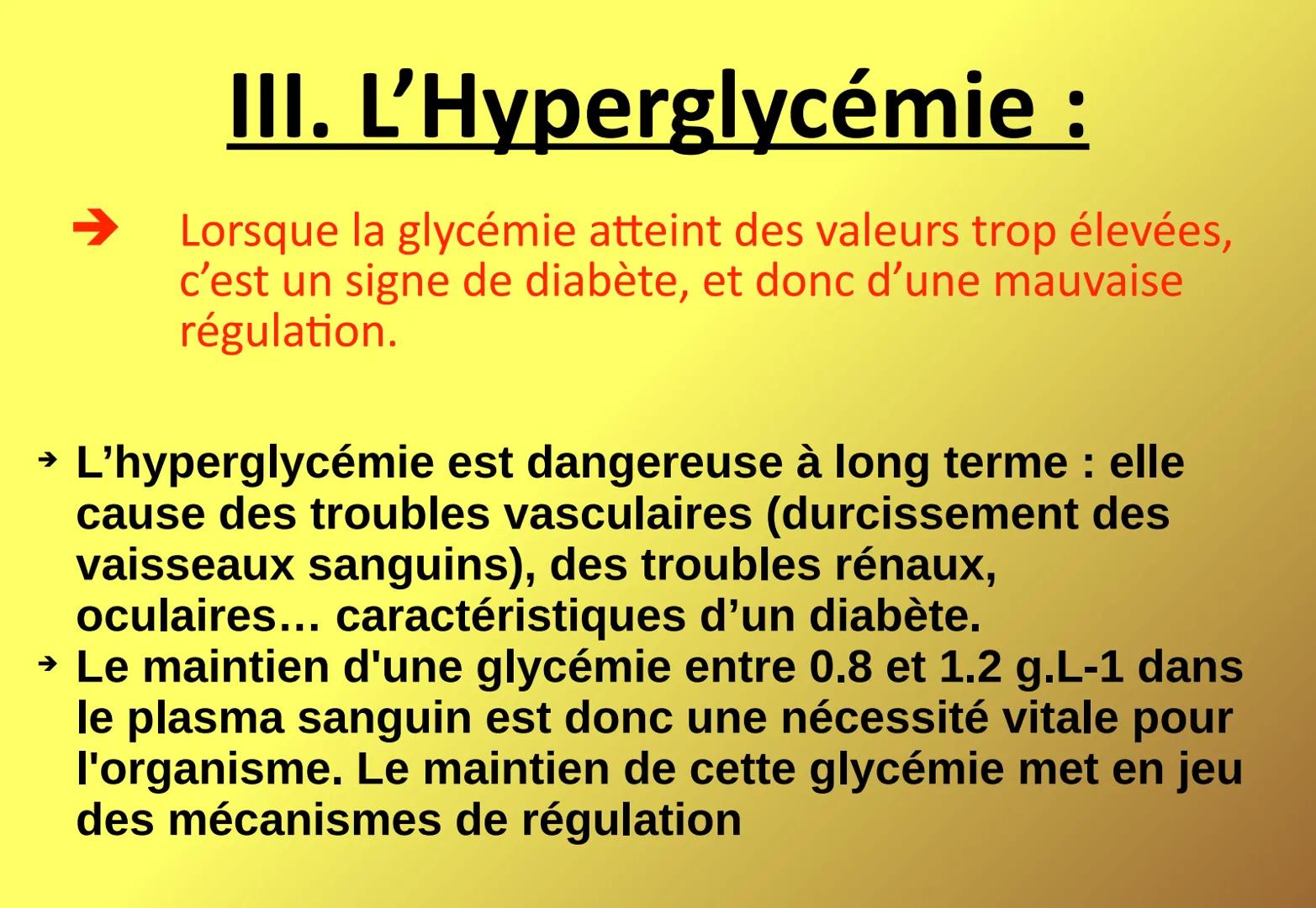 # Chapitre 1 : La régulation de la glycémie. # Introduction: l'Homéostasie
* L'organisme est le siège permanent de
réactions chimiques qu