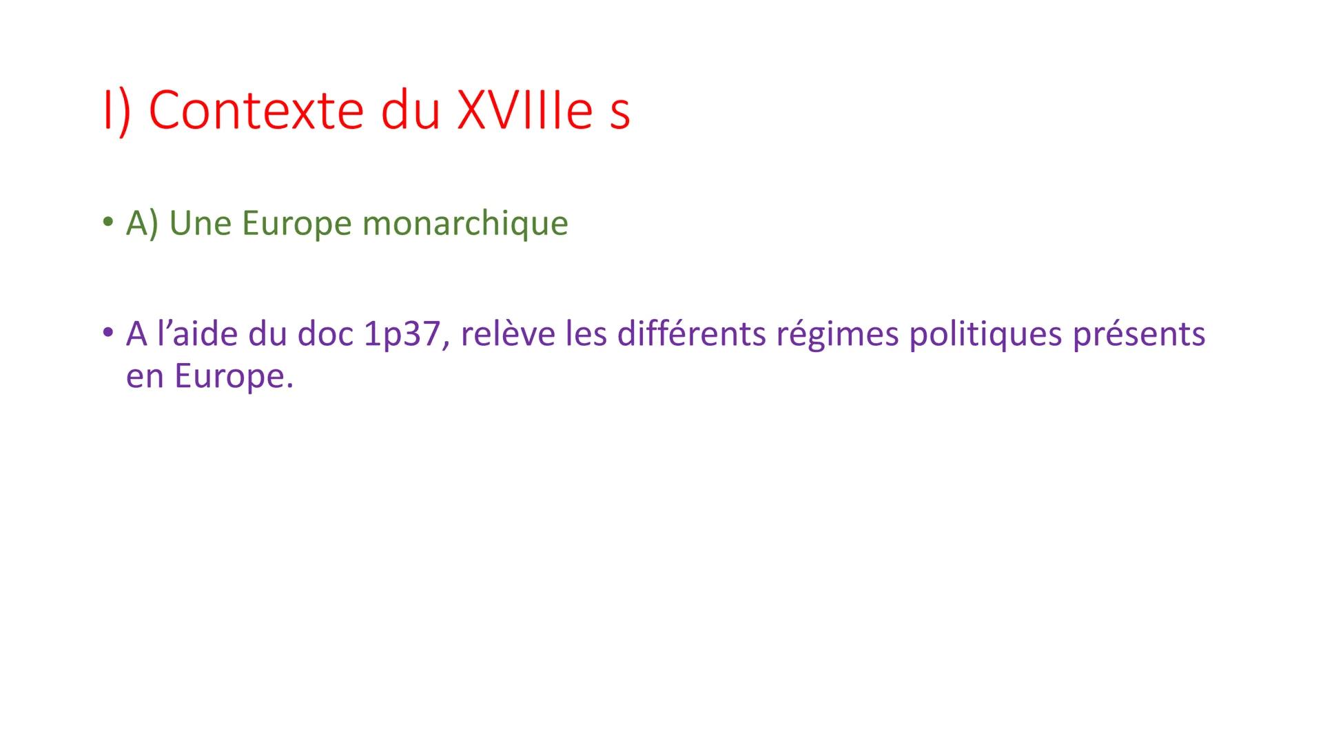 # Histoire Thème 1
Chap 2 : L'Europe des Lumières # Chap 2 : L'Europe des Lumières
Problématique : Comment les idées des Lumières
remetten