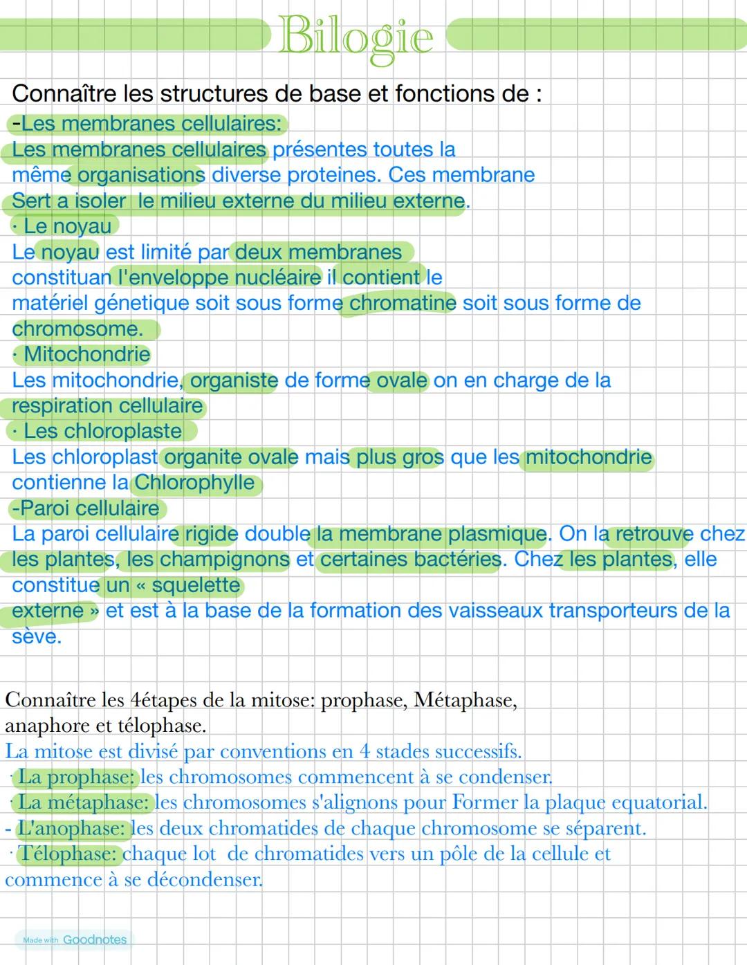 # Bilogie
Connaître Des grandes lignes de la classification
des etres vivants.
Domaine: Bactérie, Archées, Eucaryotes
Régne: Bactérie, Auc