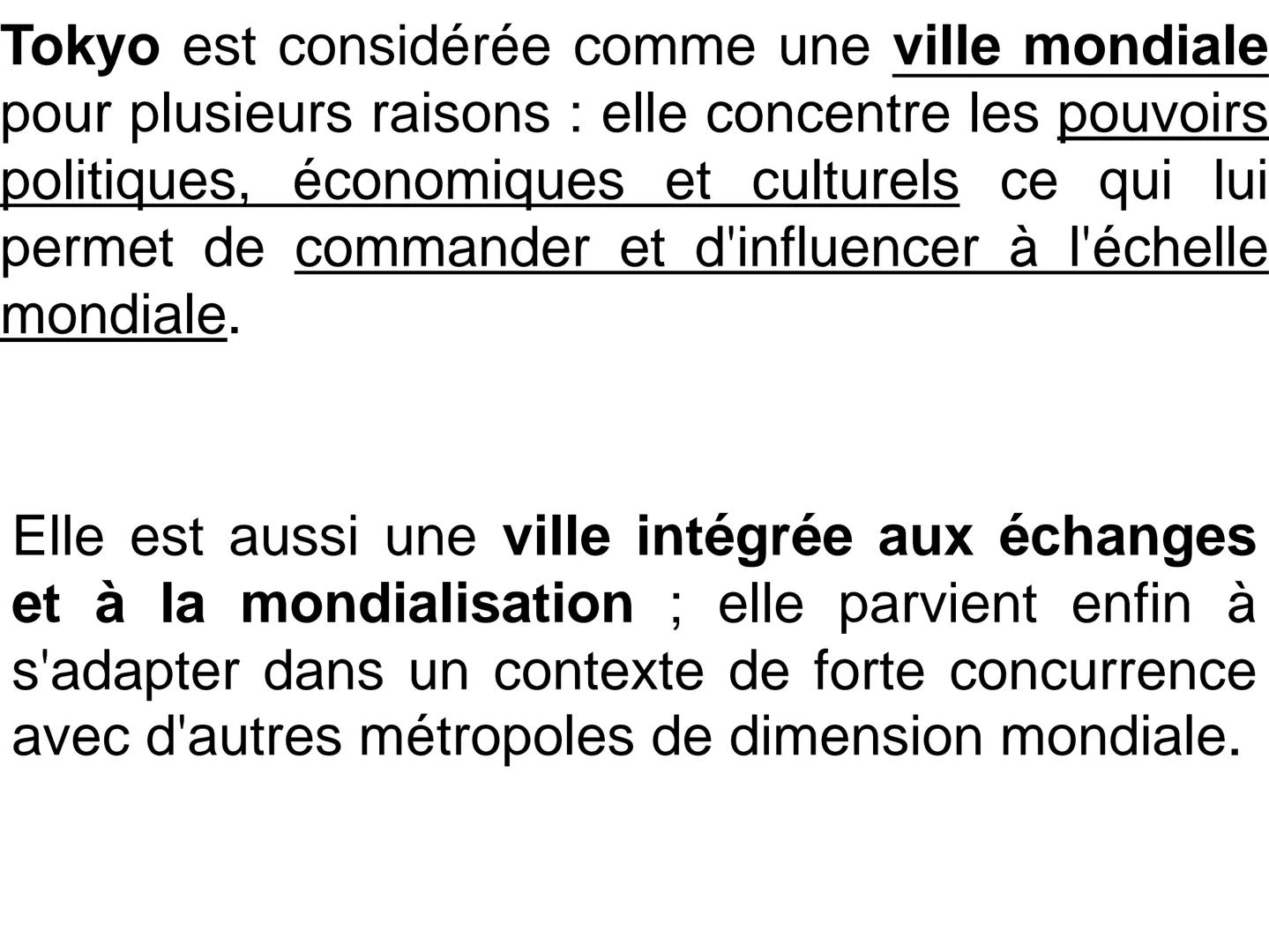 # Chapitre 2 = Des villes inégalement
connectées aux réseaux de
mondialisation
New-York, Etats-Unis Les villes du monde sont inégalement co