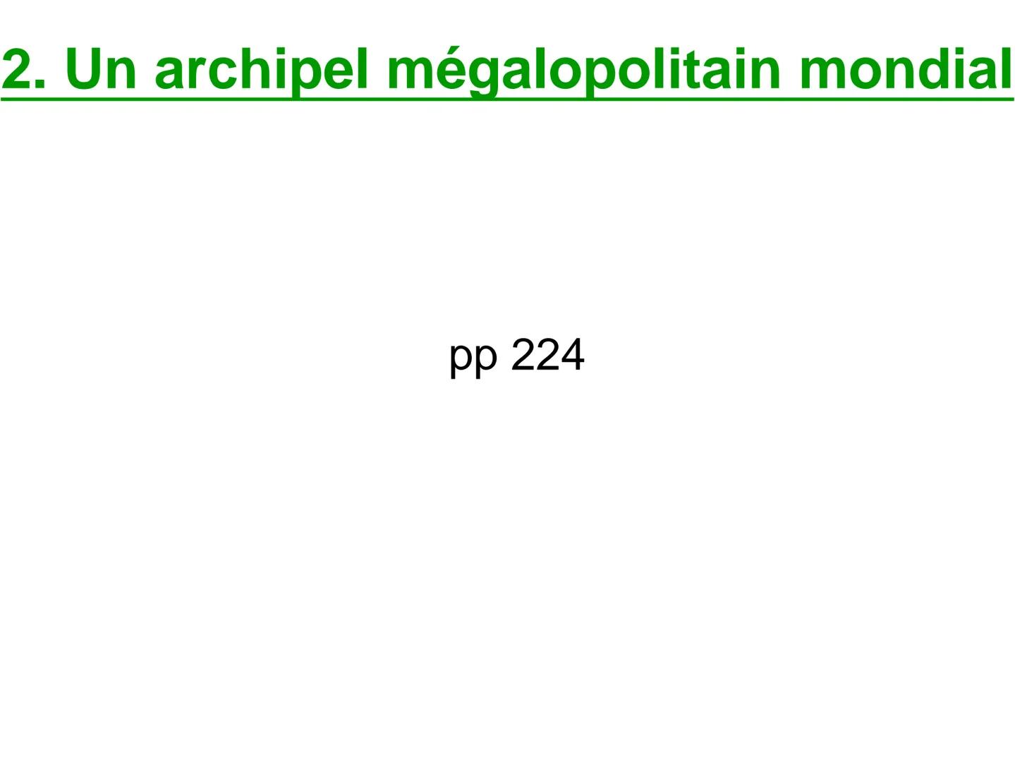 # Chapitre 2 = Des villes inégalement
connectées aux réseaux de
mondialisation
New-York, Etats-Unis Les villes du monde sont inégalement co