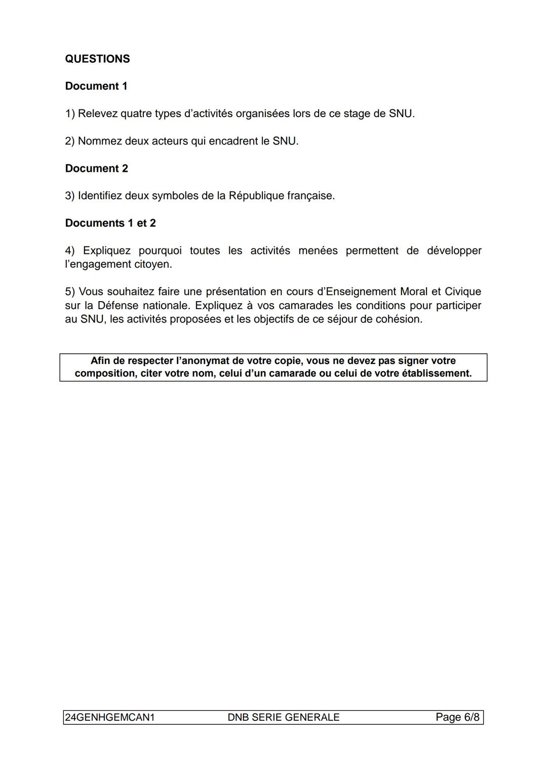 DIPLÔME NATIONAL DU BREVET
SESSION 2024
HISTOIRE-GÉOGRAPHIE
ENSEIGNEMENT MORAL ET CIVIQUE
Série générale
Durée de l'épreuve : 2 h 00
50 poin