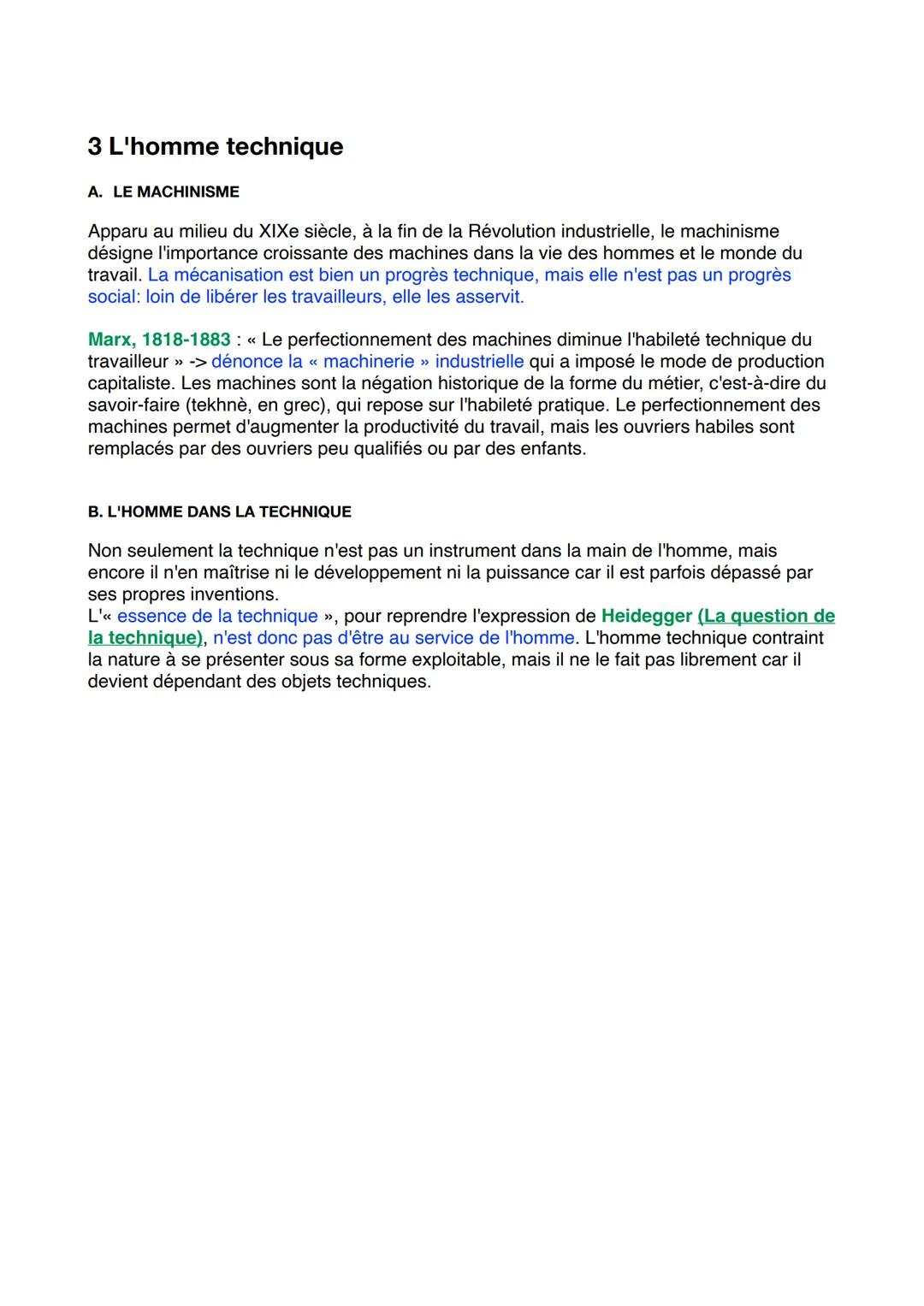 # La technique
technique = l'ensemble des procédés par lesquels l'homme transforme la nature pour
répondre à ses besoins.
Du grec tekhne (<