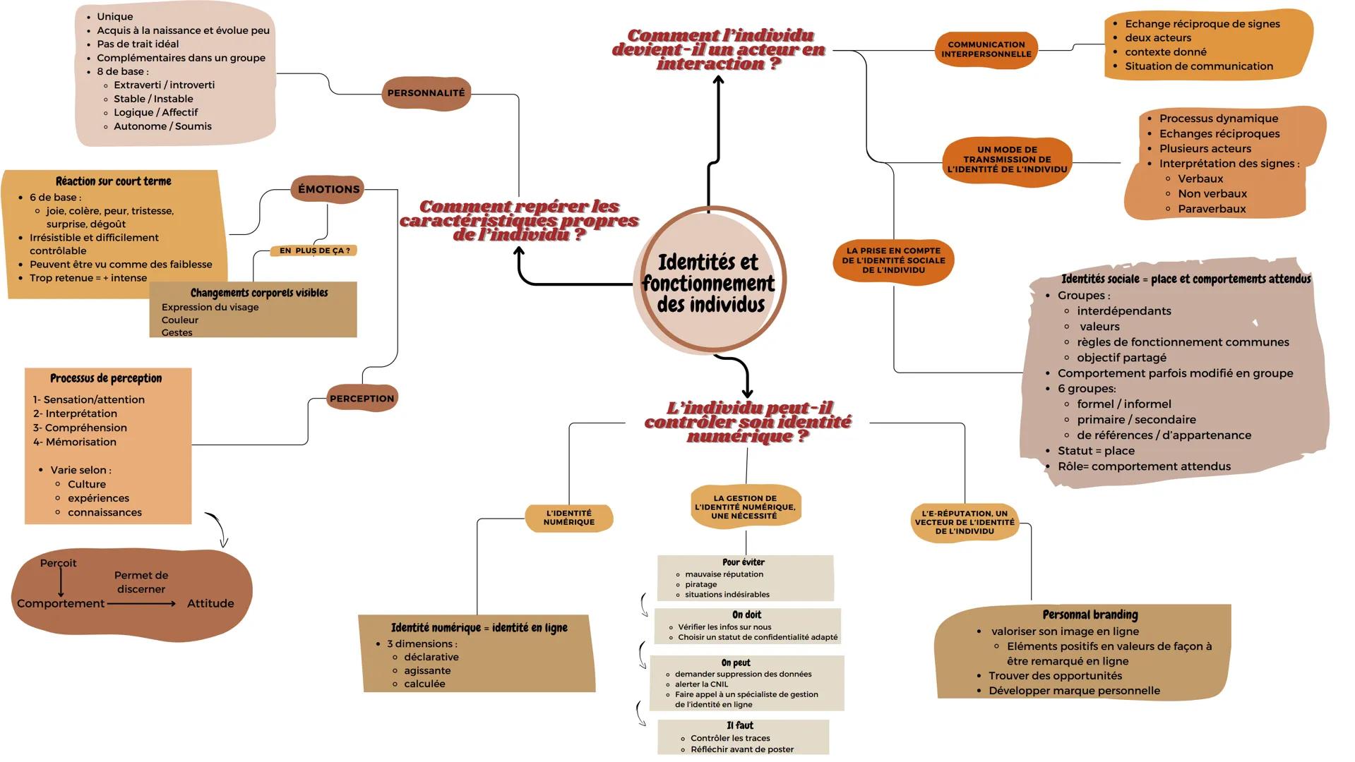 • Unique
• Acquis à la naissance et évolue peu
• Pas de trait idéal
• Complémentaires dans un groupe
⚫ 8 de base :
• Extraverti /introverti