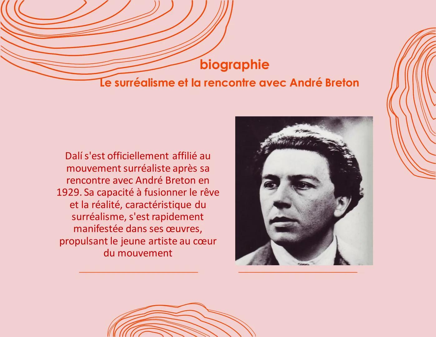 Mme poletti
Exposé
Salvador Dali
Anne-sophie Pellissier
&
Vittoria Palazzo
11/12/2023 introduction
Salvador Dalí (1904-1989) est
largement r