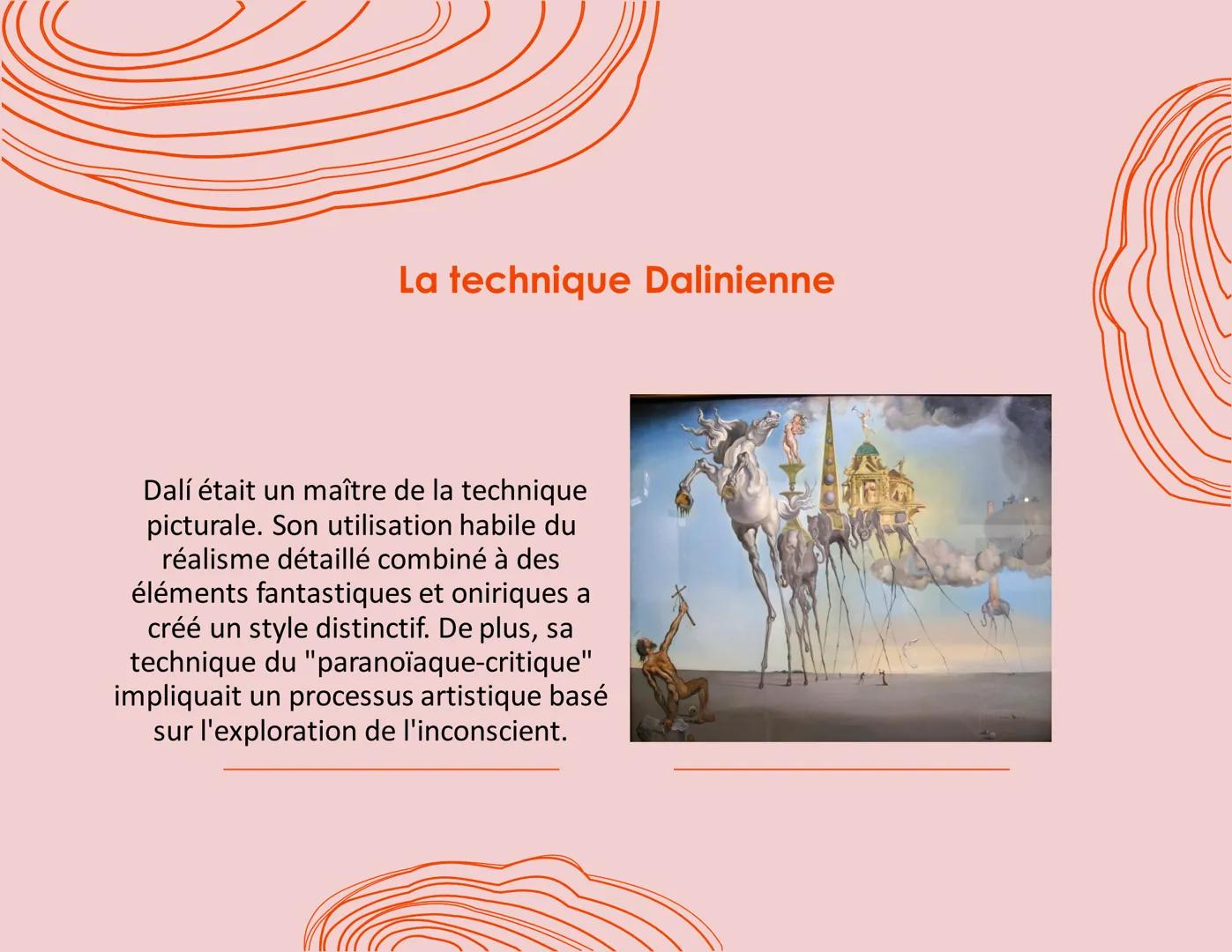 Mme poletti
Exposé
Salvador Dali
Anne-sophie Pellissier
&
Vittoria Palazzo
11/12/2023 introduction
Salvador Dalí (1904-1989) est
largement r