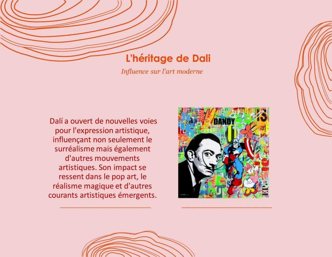 Mme poletti
Exposé
Salvador Dali
Anne-sophie Pellissier
&
Vittoria Palazzo
11/12/2023 introduction
Salvador Dalí (1904-1989) est
largement r