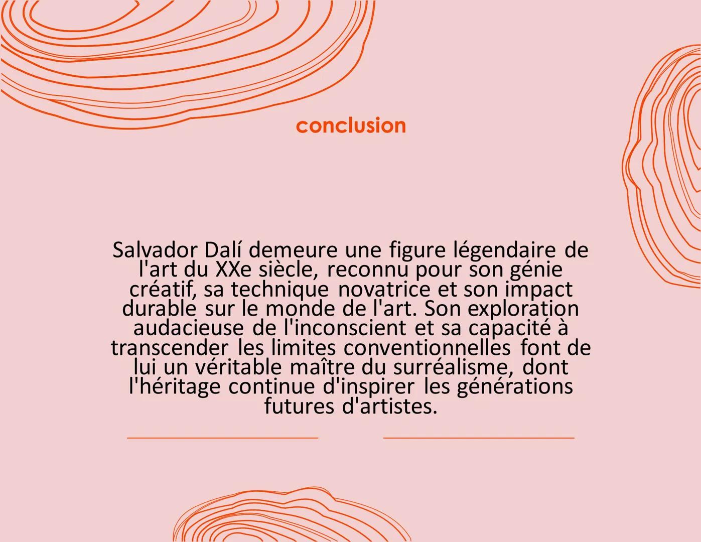 Mme poletti
Exposé
Salvador Dali
Anne-sophie Pellissier
&
Vittoria Palazzo
11/12/2023 introduction
Salvador Dalí (1904-1989) est
largement r