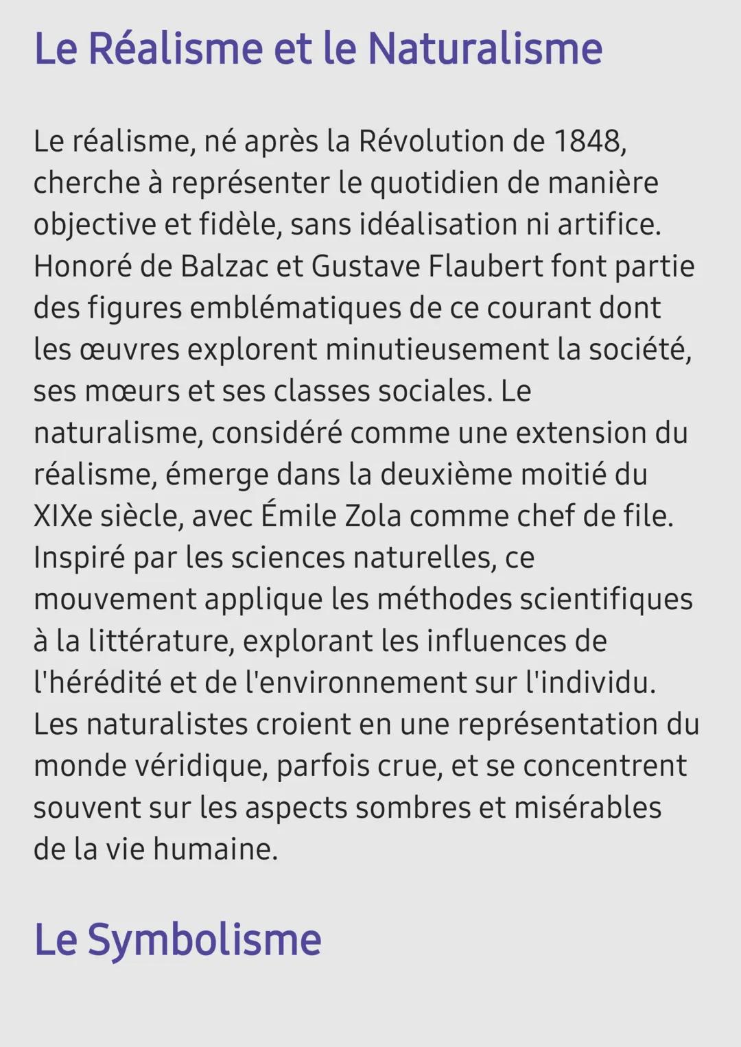 Les grands mouvement
littéraire
Définition
Mouvement littéraire
Ensemble d'auteurs ou d'œuvres littéraires
caractérisés par des caractéristi