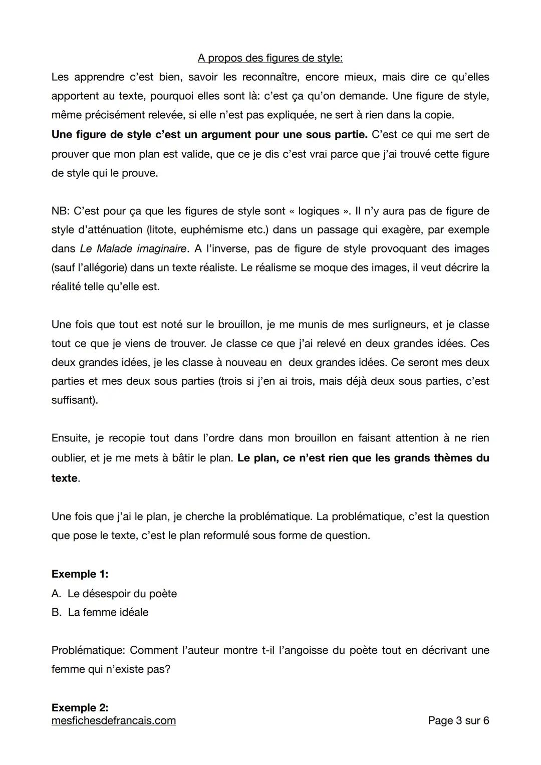 Ecrit du Baccalauréat
Méthodologie du commentaire composé:
Qu'est-ce qu'un commentaire composé?
Le commentaire composé c'est essayer d'analy
