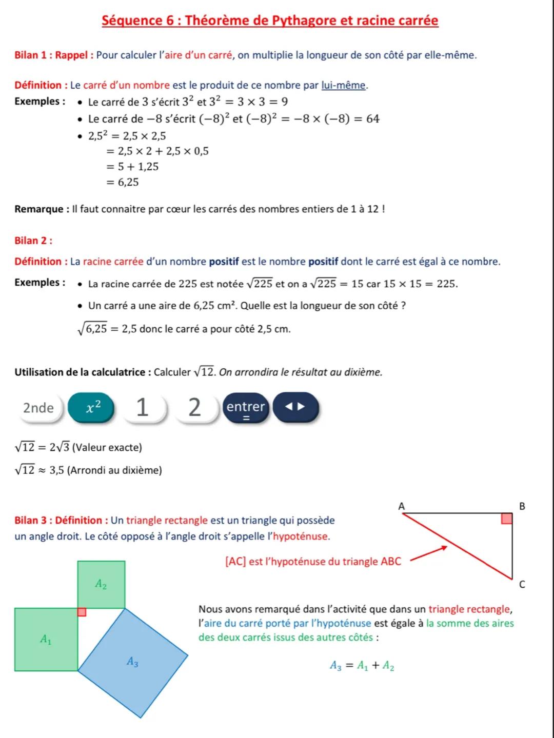 - $\sqrt{36}$
- math
- 5730 # Séquence 1: La guerre des relatifs
Bilan 1: Pour additionner deux nombres négatifs, j'additionne les distance