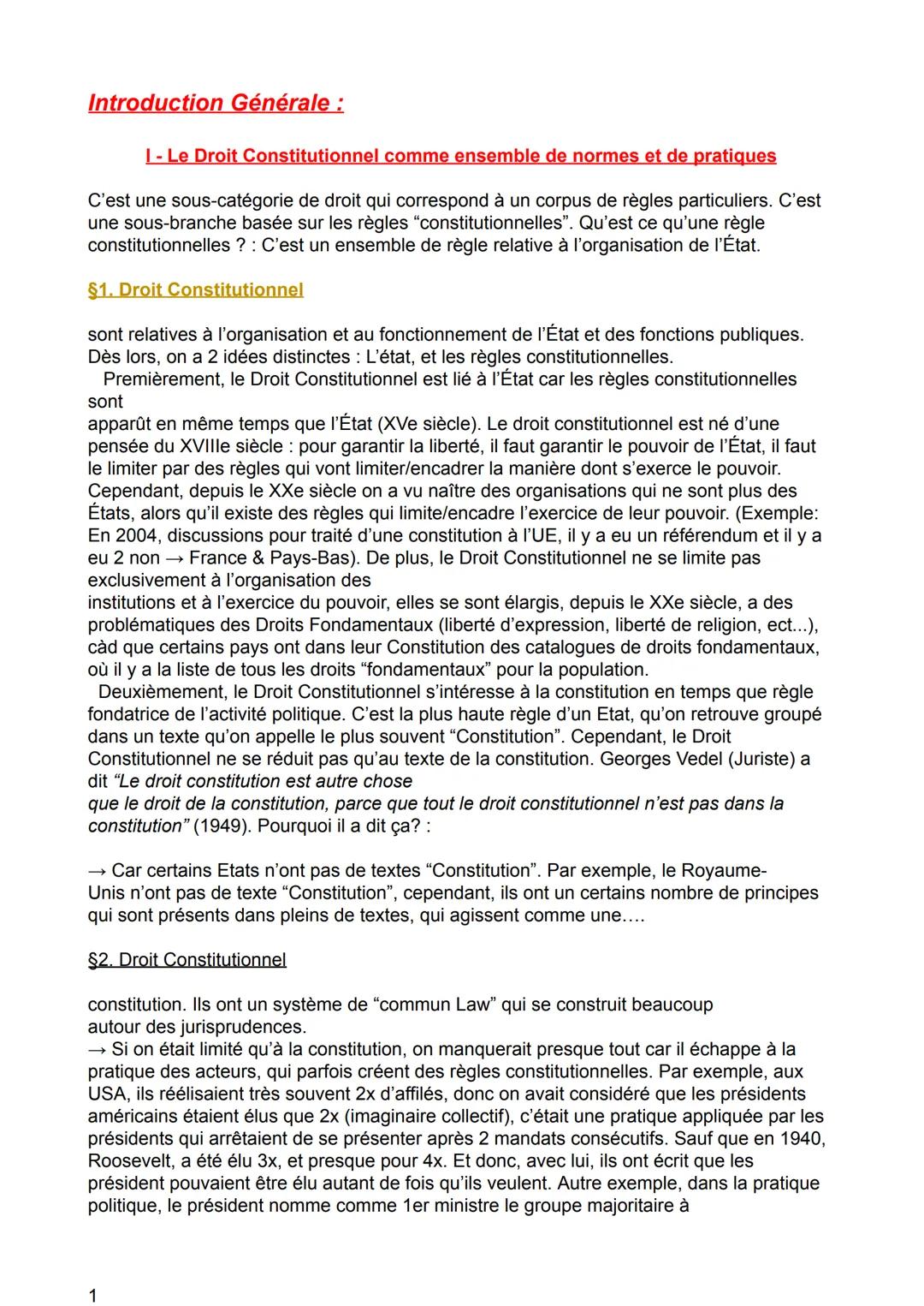 Droit constitutionnel