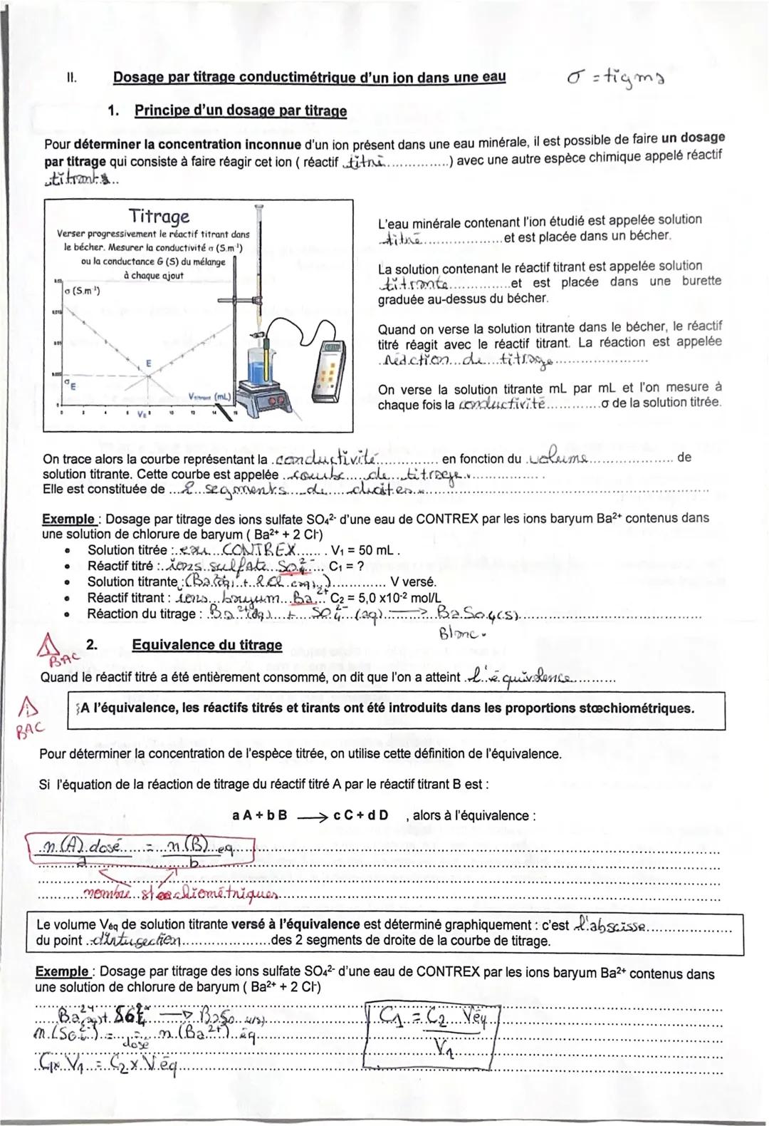 Tale ST2S-Chimie - Chapitre 2 - Cours élèves
LA QUALITE DE L'EAU
I.
Solubilité et conductivité
1. Solubilité
8.
8+
Nat
&+
La molécule d'eau