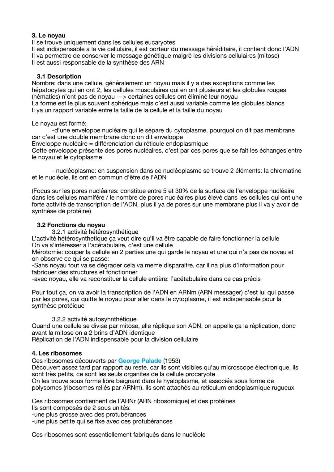# Biologie cellulaire
Cellule biologique
1. Introduction
Cellule = plus petite unité présentant toutes les caractéristiques du vivant (cap