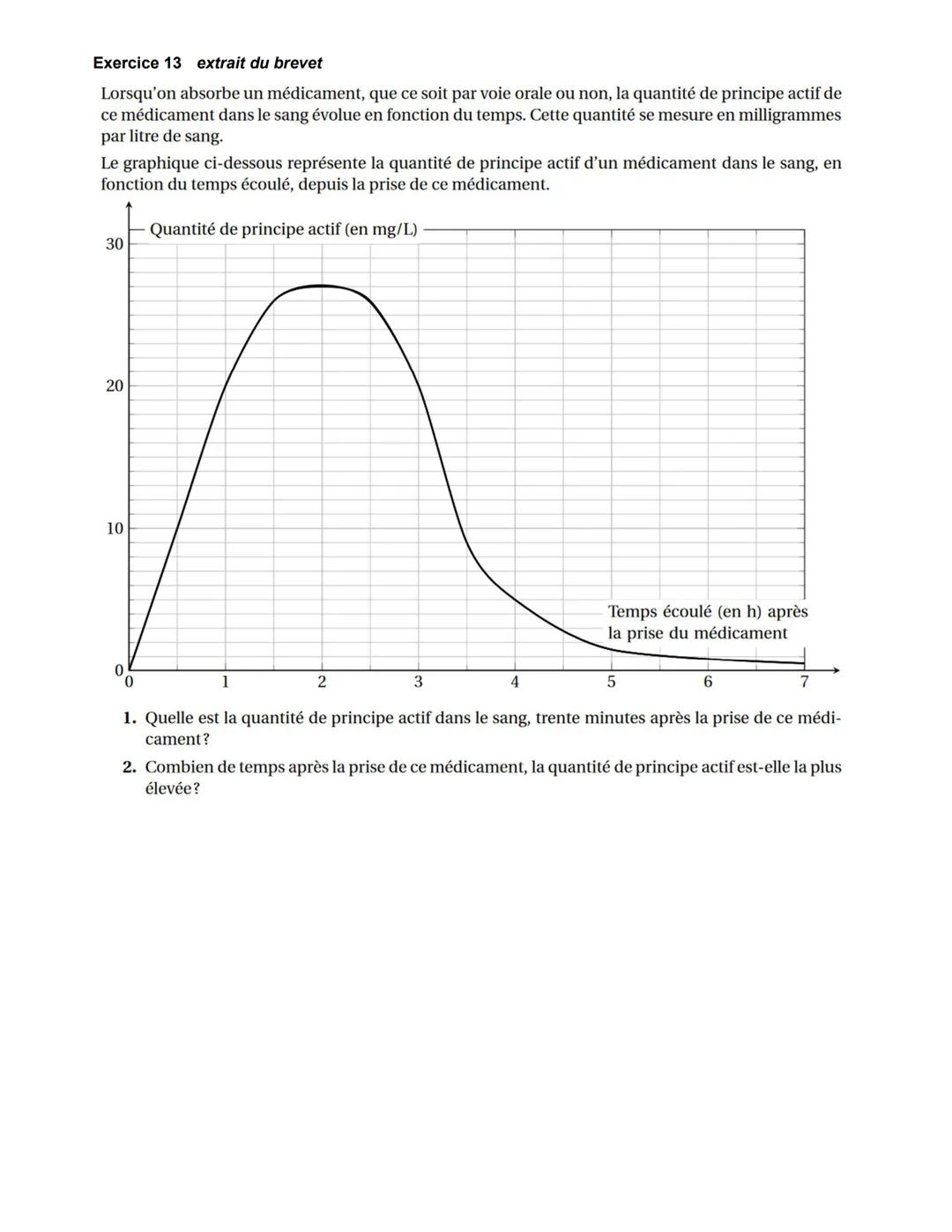 # Fiche d'exercices. Généralités sur les fonctions
Exercice 1
Notion de fonction
1) On considère le programme de calcul ci-contre.
Parmi