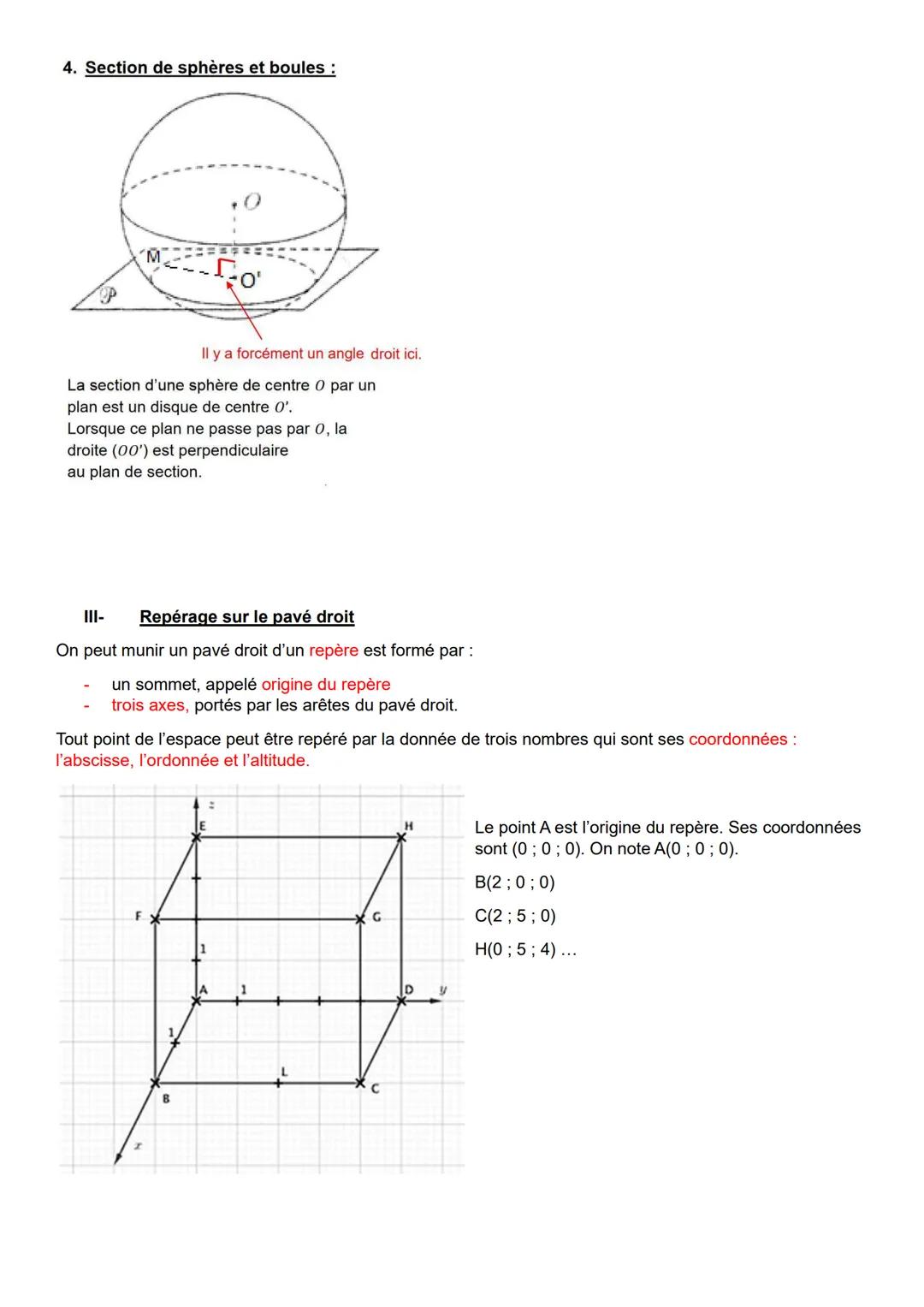 GEOMETRIE DANS L'ESPACE
|-
Formules d'aire et de volume.
Formules d'aires, en dimension 2
1) Les parallélogrammes
Tous les parallélogram