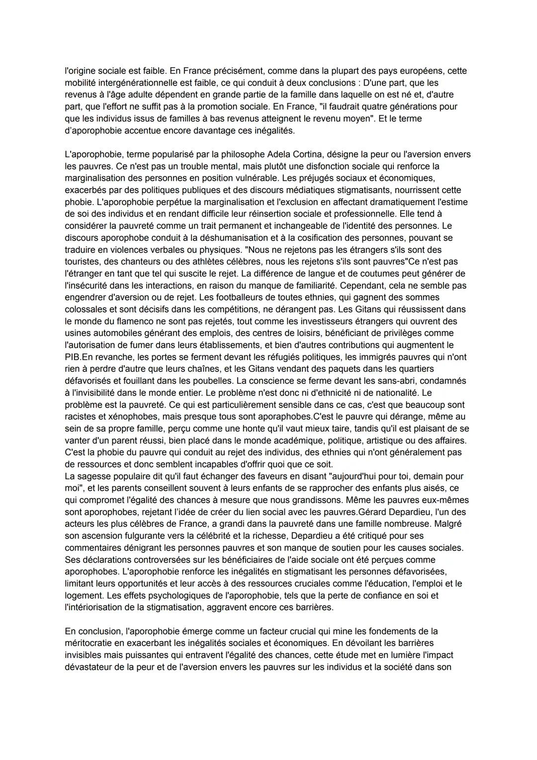 # Le Mirage de la Méritocratie: Comment l'Aporophobie Mine le Mythe de l'Égalité des
Chances?
Imaginez un monde où l'effort ne garantit pas