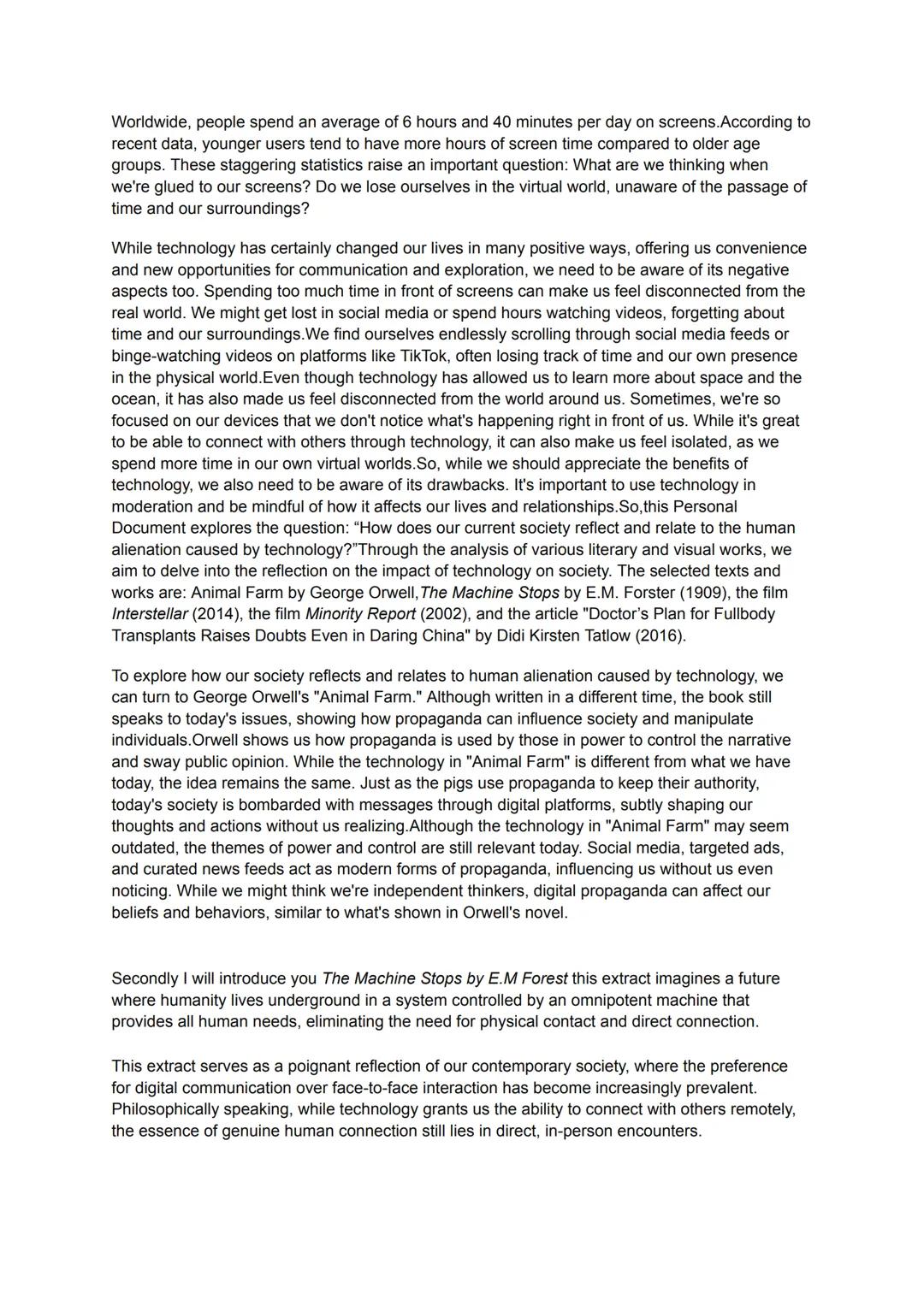 Worldwide, people spend an average of 6 hours and 40 minutes per day on screens.According to
recent data, younger users tend to have more ho