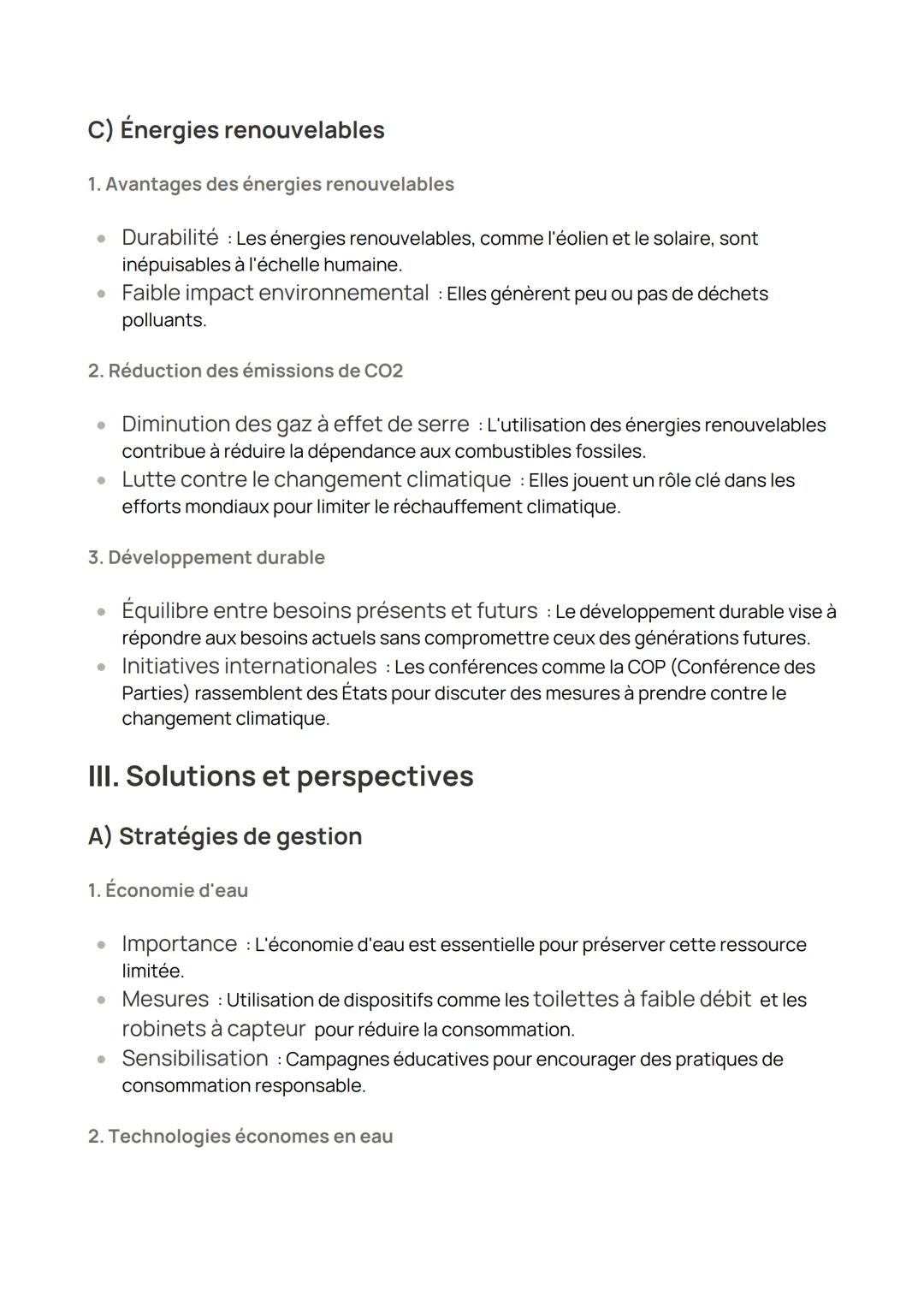 I. Les Ressources Naturelles
A) Définition des ressources naturelles
1. Matière minérale
• Ressources minérales : Matières extraites de la t