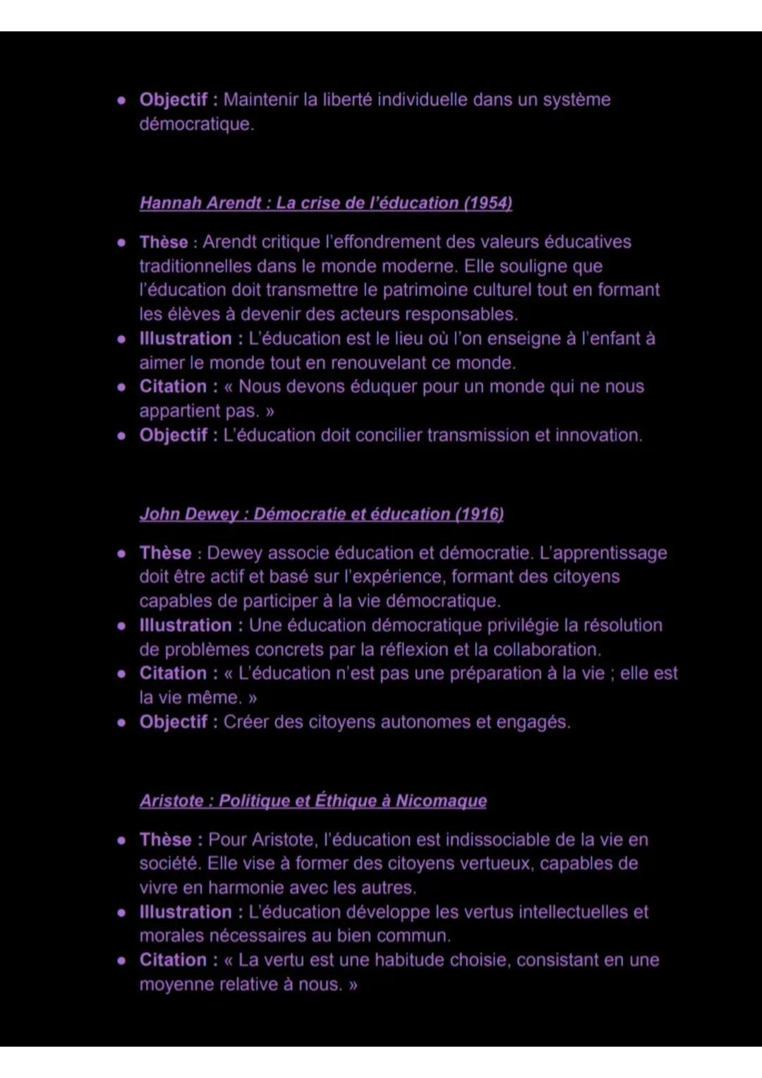 H. L. P.
“La Recherche de Soi”
Education, Transmission, Emancipation
Philosophie
1) Points de vue des auteurs
Jean-Jacques Rousseau : L