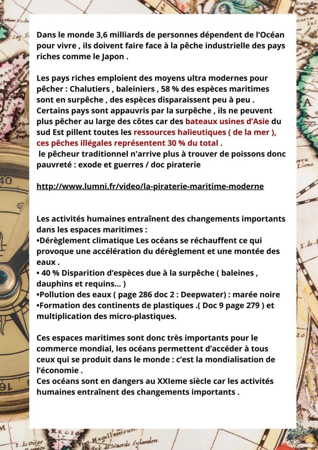 Porte
Plan Fort
F
RADOR
40
Niew
Chapitre 1 Mers et Océans Un monde
Maritimes
A) La Mondialisation des Échanges
P 270 et 271
Pays
Continent
T