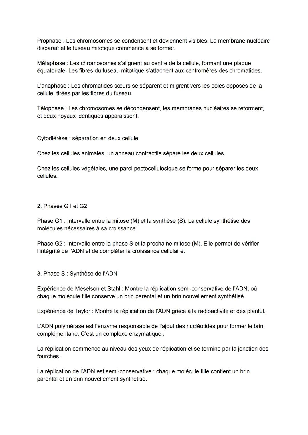 # Cycle cellulaire et altération du génome
Introduction
La cellule se divise pour croître et se renouveler, mais ce processus peut entraîn