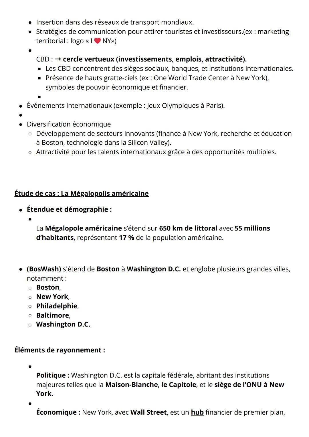 Fiche de Révision: La Métropolisation et ses Enjeux
I. Définitions Clés
Termes liés à la ville et à l'urbanisation:
• Taux d'urbanisation: p