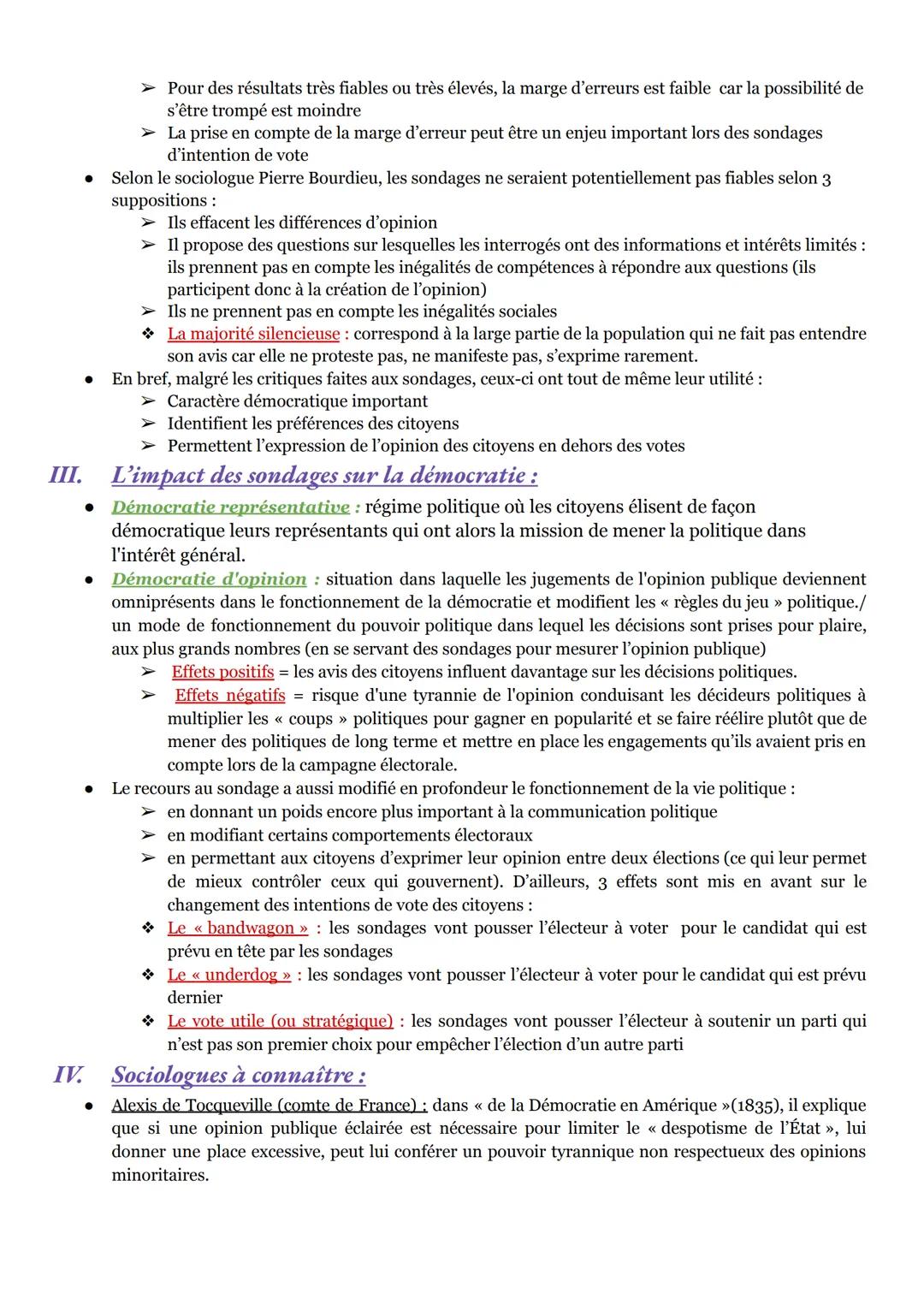 # Chapitre 9: la formation et l'expression de l'opinion publique
I. Qu'est ce que l'opinion publique ? :
* Opinion publique: la définiti