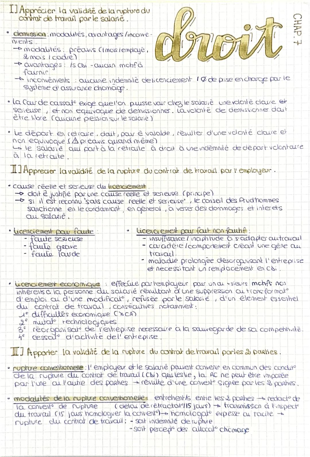 Rupture du contrat de travail (CDD)