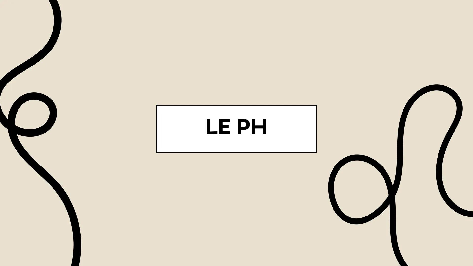 LE PH --- OCR Start ---
COURS:
Le pH est l'acidité d'une solution.
Il se mesure avec du papier pH (papier qui prend une couleur
différente s