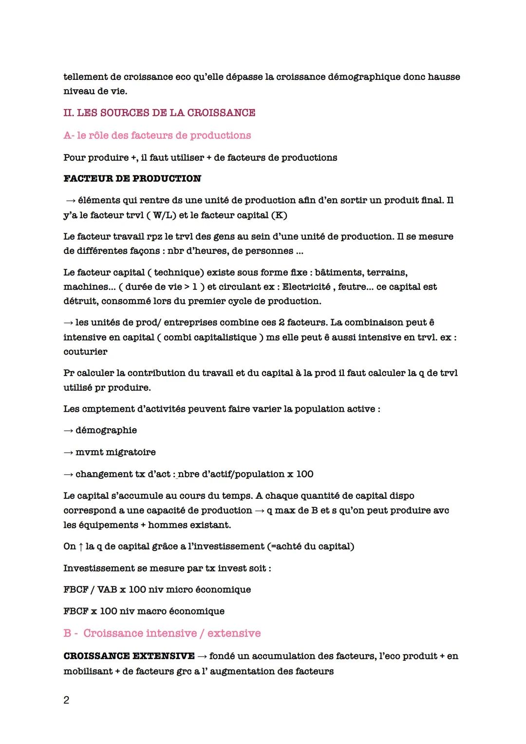 # Chapitre 1. SES terminale
# Sources et défis de la croissance économique
# I. Définition et mesure de la croissance économique
# A- Cro