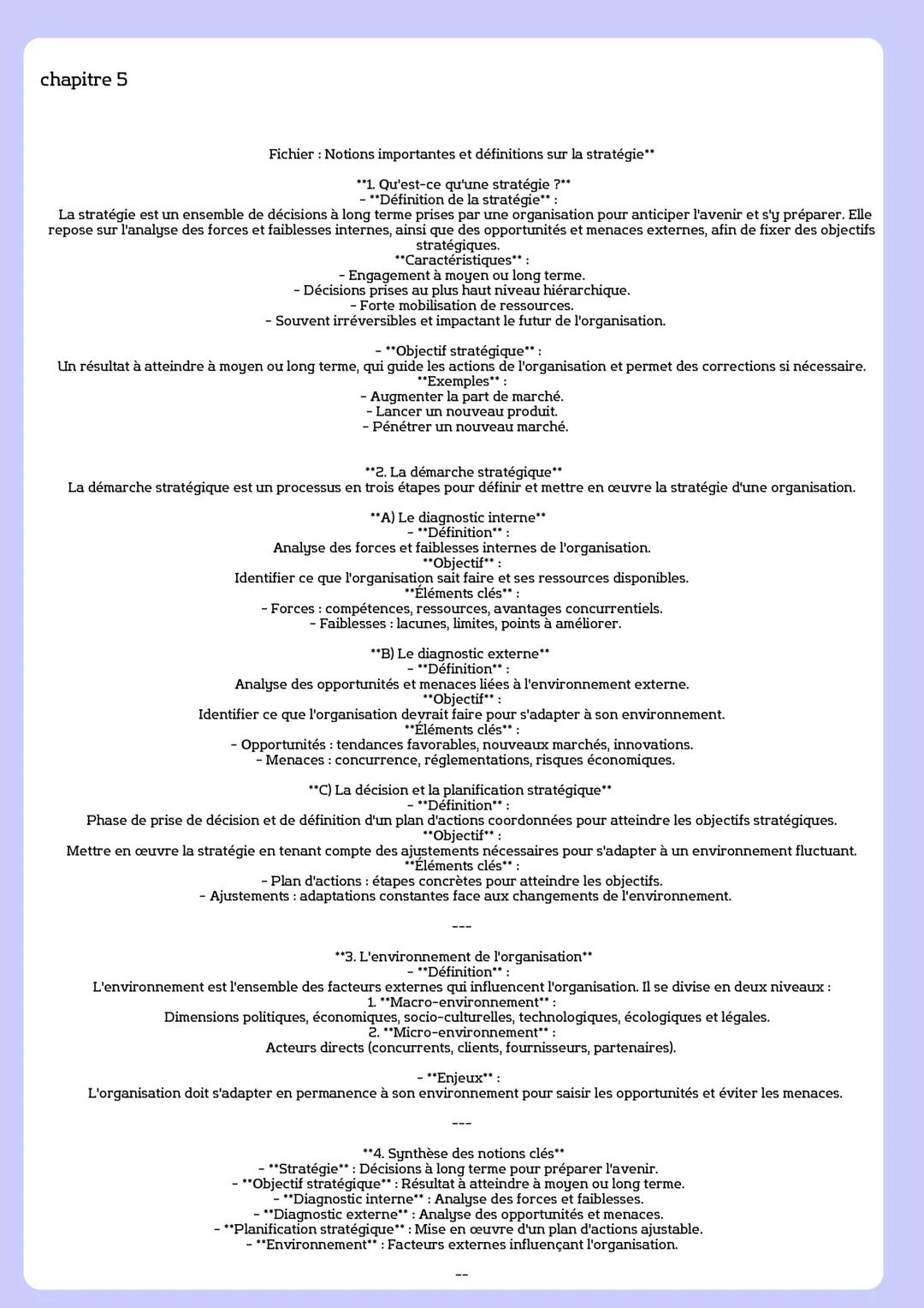 --- OCR Start ---
FICHE DE RÉVISION EN
MANAGEMENT
L'action individuelle
L'action collective
Chapitre 1
Elle repose que sur un individu,il
→a