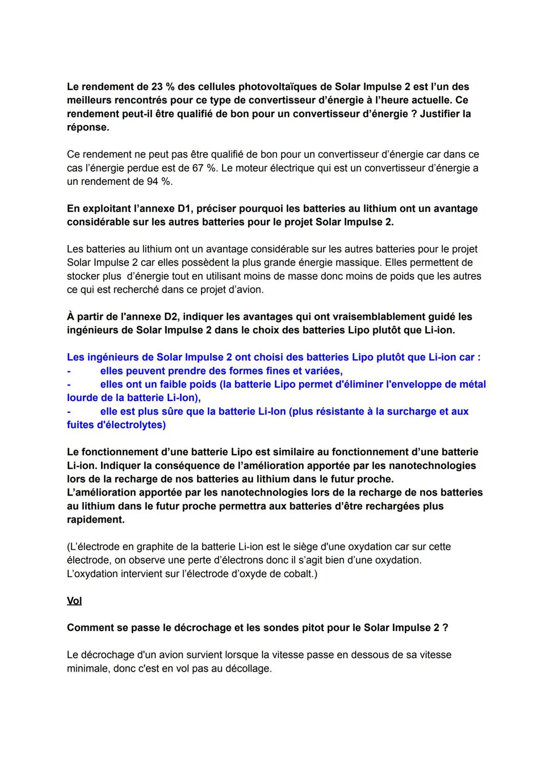 # Grand Oral
Sujet n°1
Problématique: Comment la physique a-t-elle permis le premier vol du Solar Impulse
2?
Introduction:
Bonjour chers