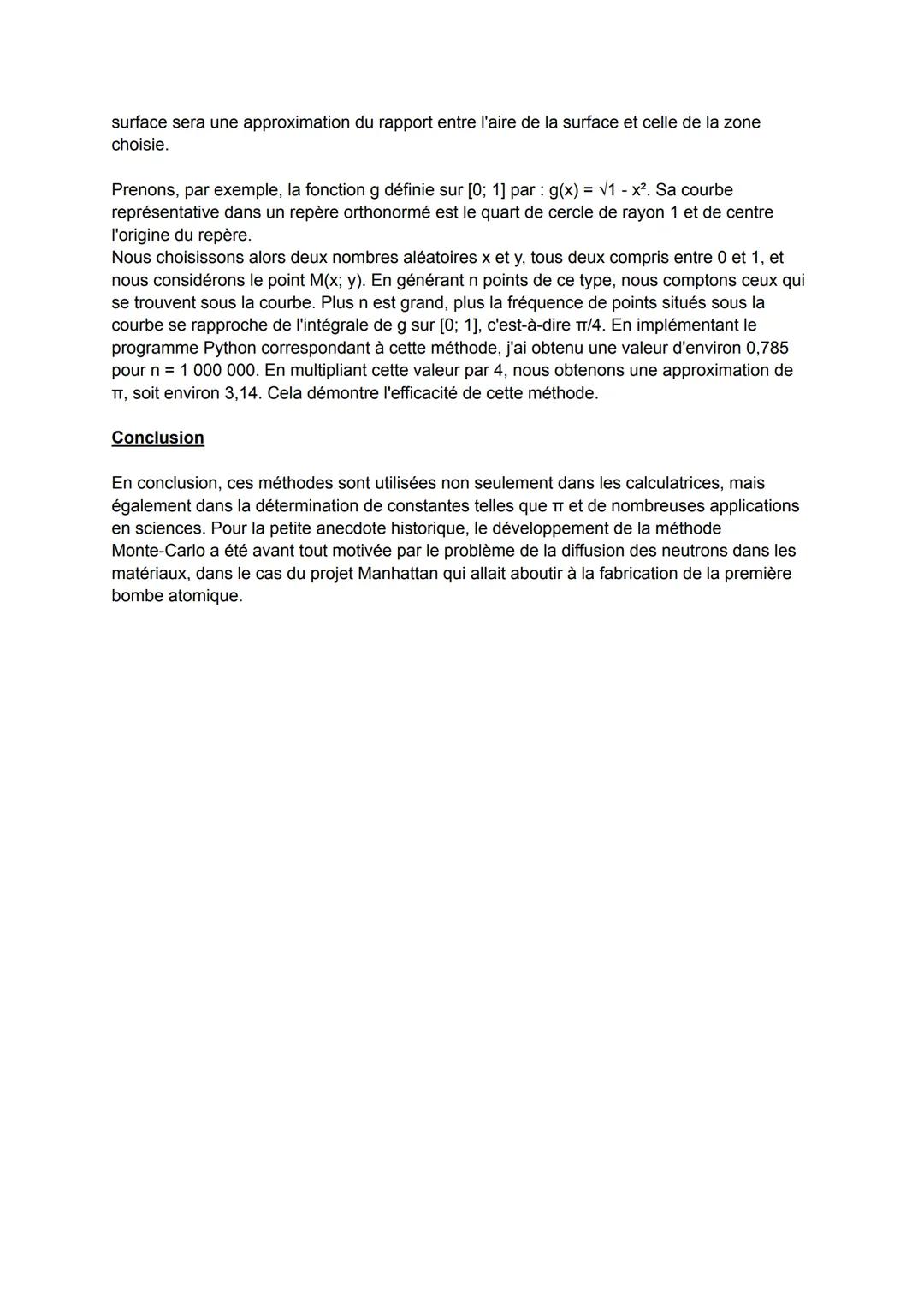 # Grand Oral
# Sujet n°2
**Problématique :** Comment les calculatrices donnent-elles une approximation de l'intégrale ?
**Introduction**