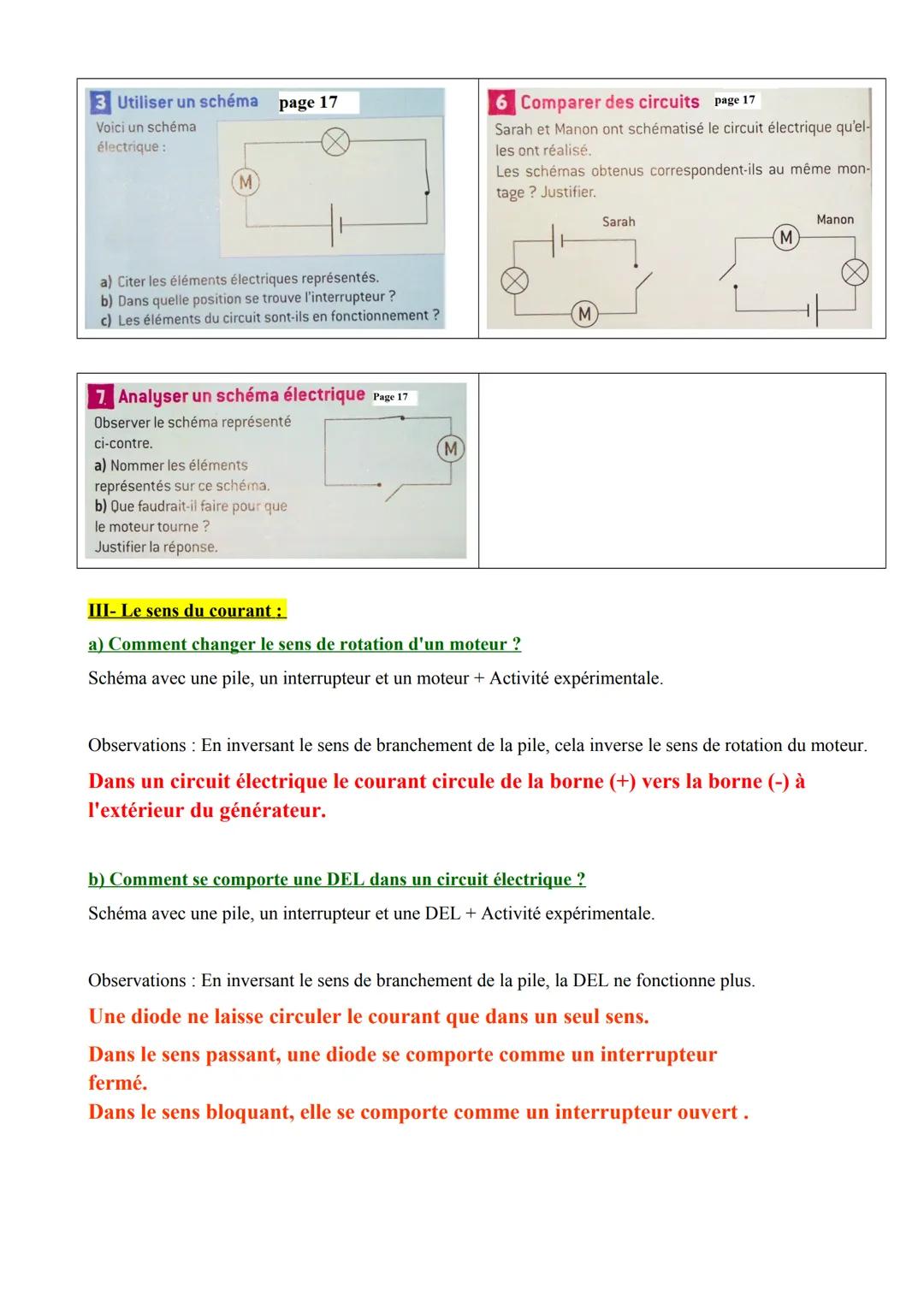 # CIRCUITS ELECTRIQUES
I - Quelles sont les conditions nécessaires pour qu'un circuit fonctionne ?
Dans la série Tintin et Milou, Tintin v