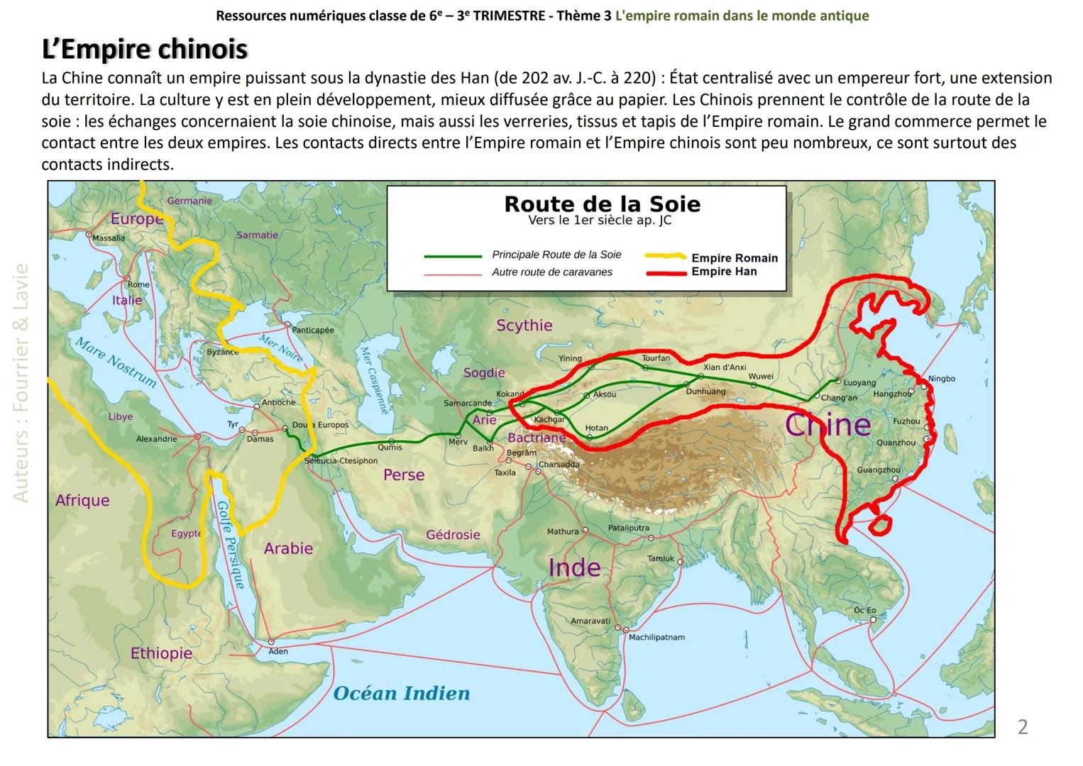 Ressources numériques classe de 6º -3º TRIMESTRE - Thème 3 L'empire romain dans le monde antique
THÈMe 3 L'empire romain dans le monde
Thè
