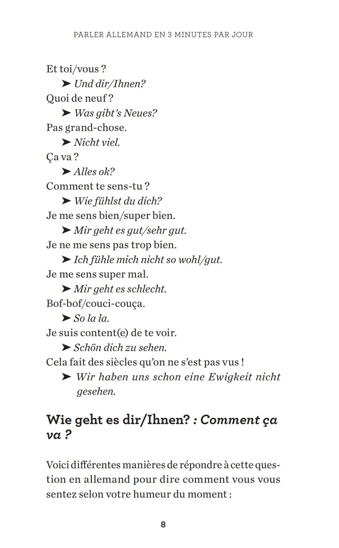 # C'EST MALIN
Petra Treuer et Julie Bachmann
# PARLER ALLEMAND
# EN 3 MINUTES
# PAR JOUR
Eile
mit
Weile
"
20
Toutes les bases pour app