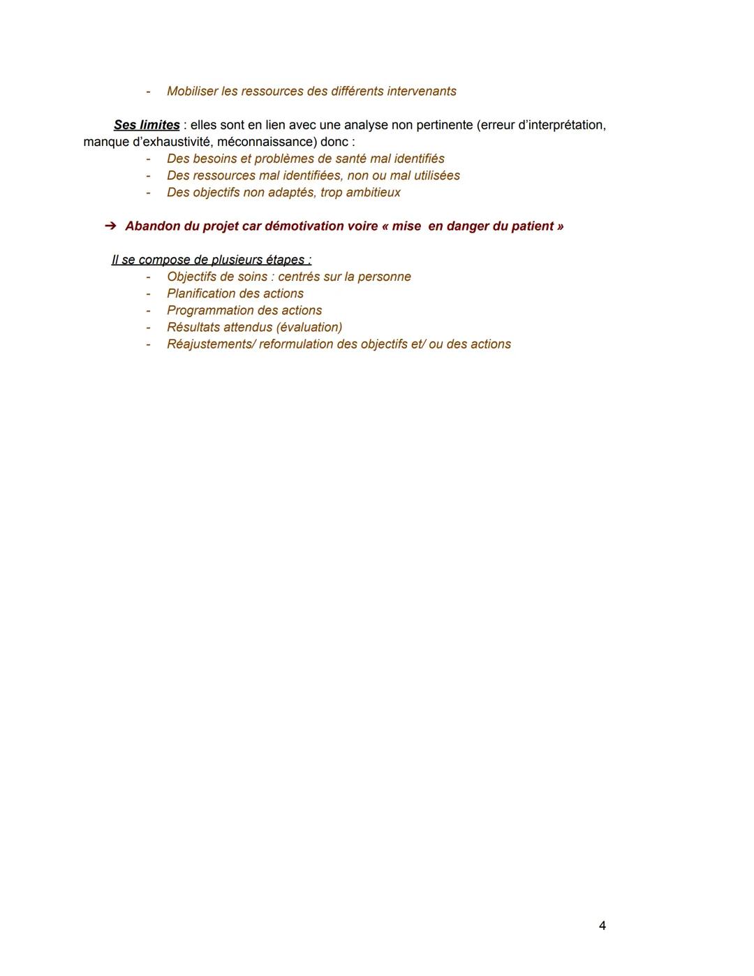 --- OCR Start ---
Le projet de soins de vie et devenir
I. Définitions
Etymologie
→ Latin = << projicere >>: jeter en avant
Dictionnaire
Laro